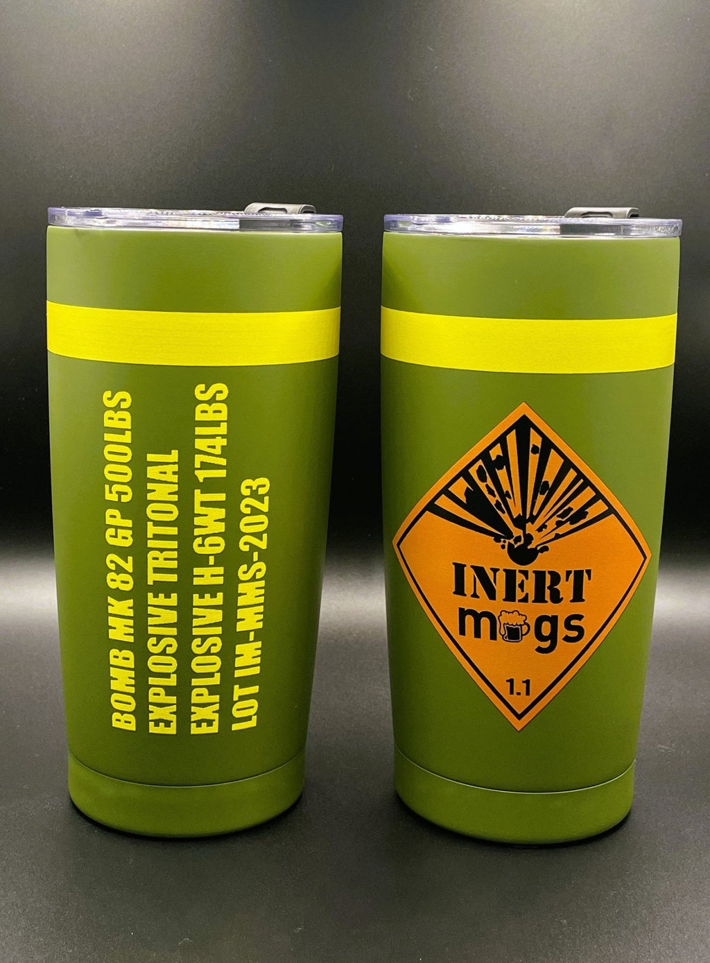 20z Bomb Tumbler - Inspired by the Strength of a 500lb Giant - Inner Stride Apparel
