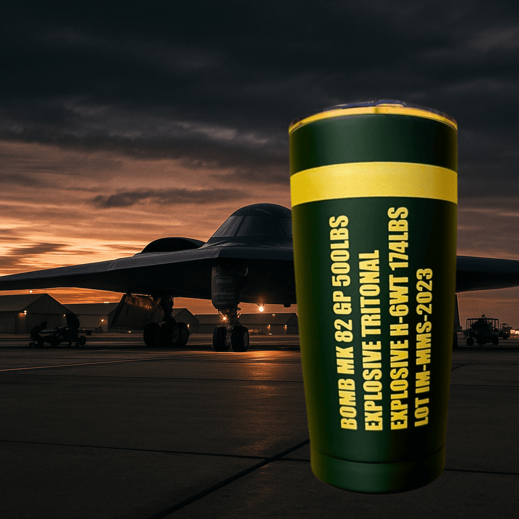 20z Bomb Tumbler - Inspired by the Strength of a 500lb Giant - Inner Stride Apparel