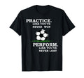 Inspirational Motivation Soccer T-Shirt - Minimalist Print Men Women Aurapick