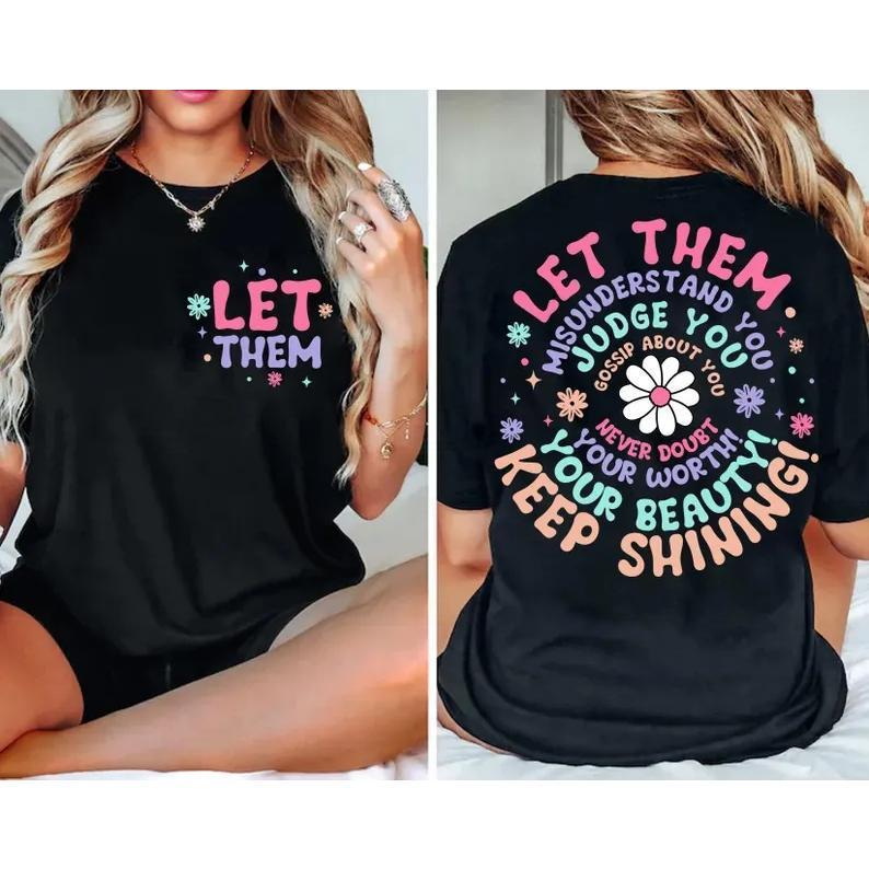 Floral Inspiration T-Shirt – Motivational Quote Tee with Elegant Botanical Design, Unisex Uplifting Apparel Dog Mom Hat