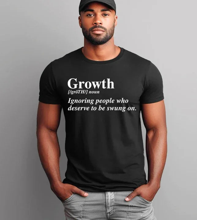 Growth Definition Graphic Tee – Unisex Uplifting Message T-Shirt Adorb Custom Tees