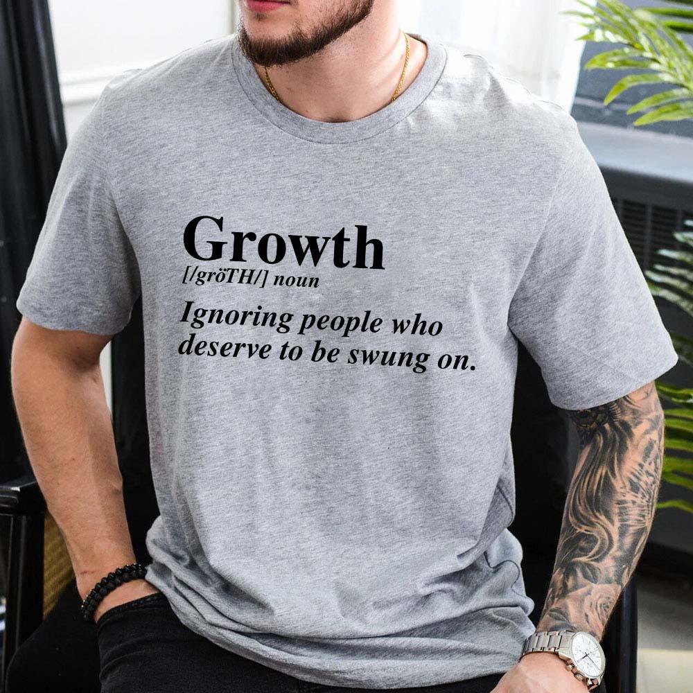 Growth Definition Graphic Tee – Unisex Uplifting Message T-Shirt Adorb Custom Tees