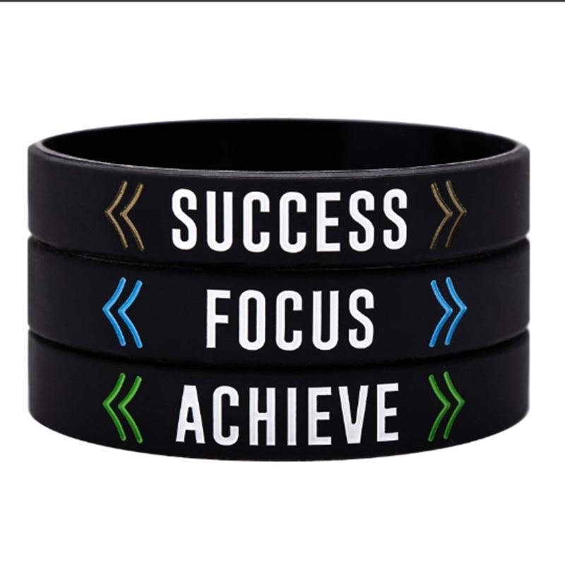 Silicone Wristband Rubber Band Motivational Bracelet For Men And Women Perfect Gift Jewelry Cool Style Stevvex