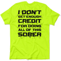Sober - Safety Yellow T-Shirt Armed American Supply