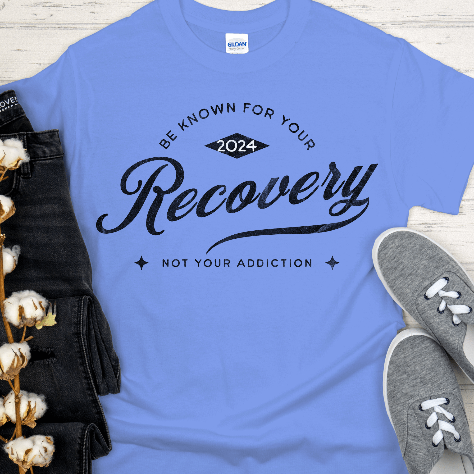 Custom Recovery T-Shirt | Inspiring Sobriety |  Be Known For Your Recovery Inspiring Sobriety