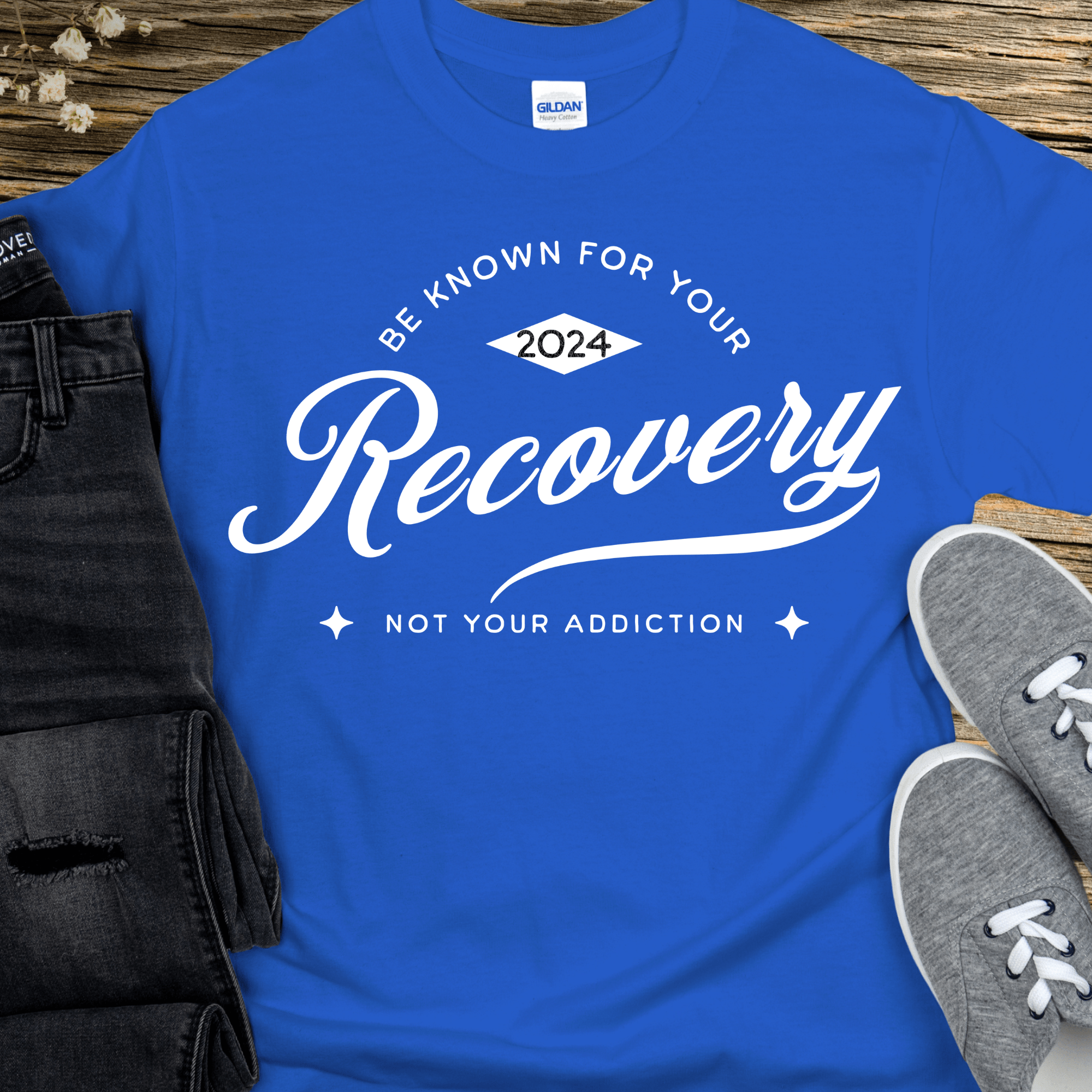 Custom Recovery T-Shirt | Inspiring Sobriety |  Be Known For Your Recovery Inspiring Sobriety