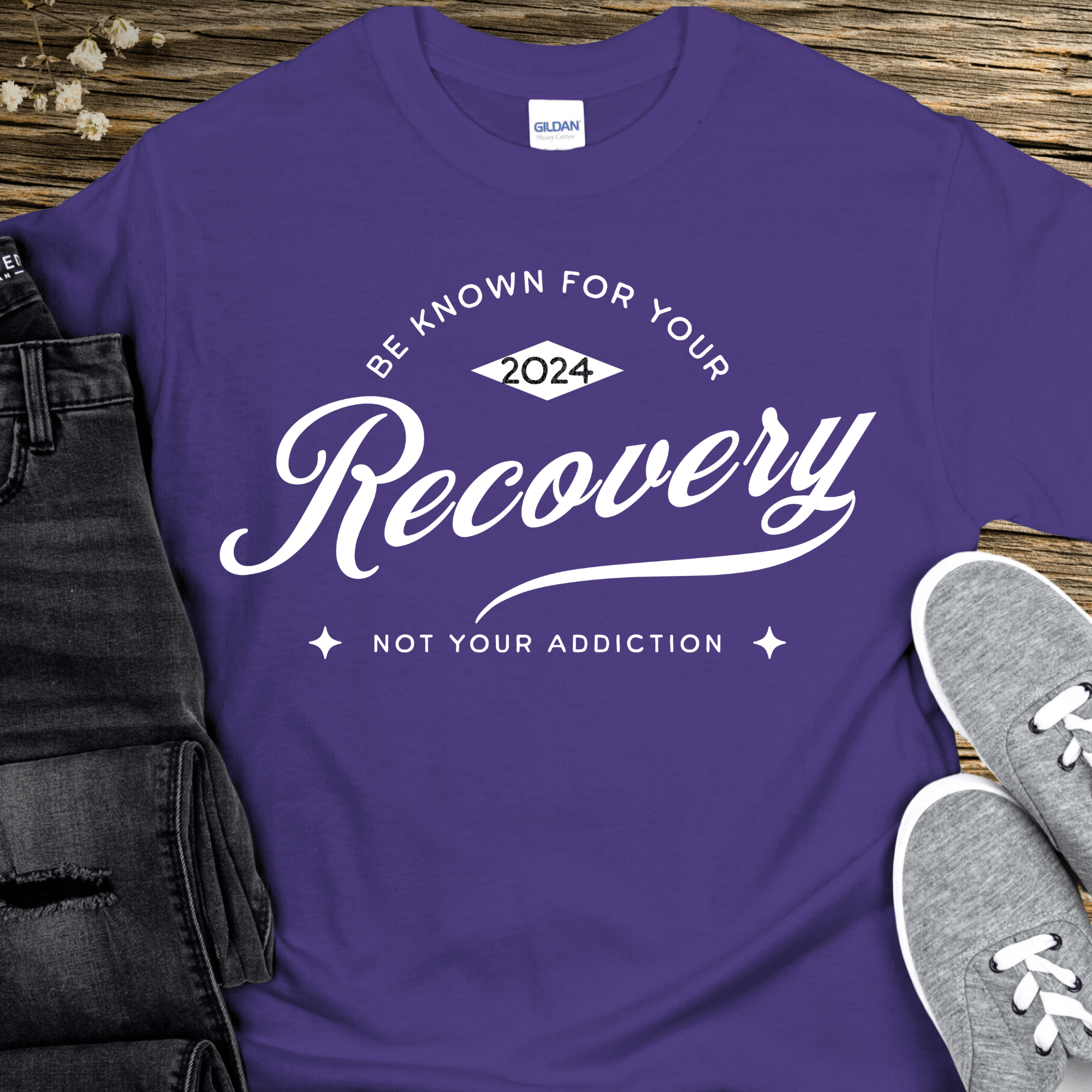 Custom Recovery T-Shirt | Inspiring Sobriety |  Be Known For Your Recovery Inspiring Sobriety