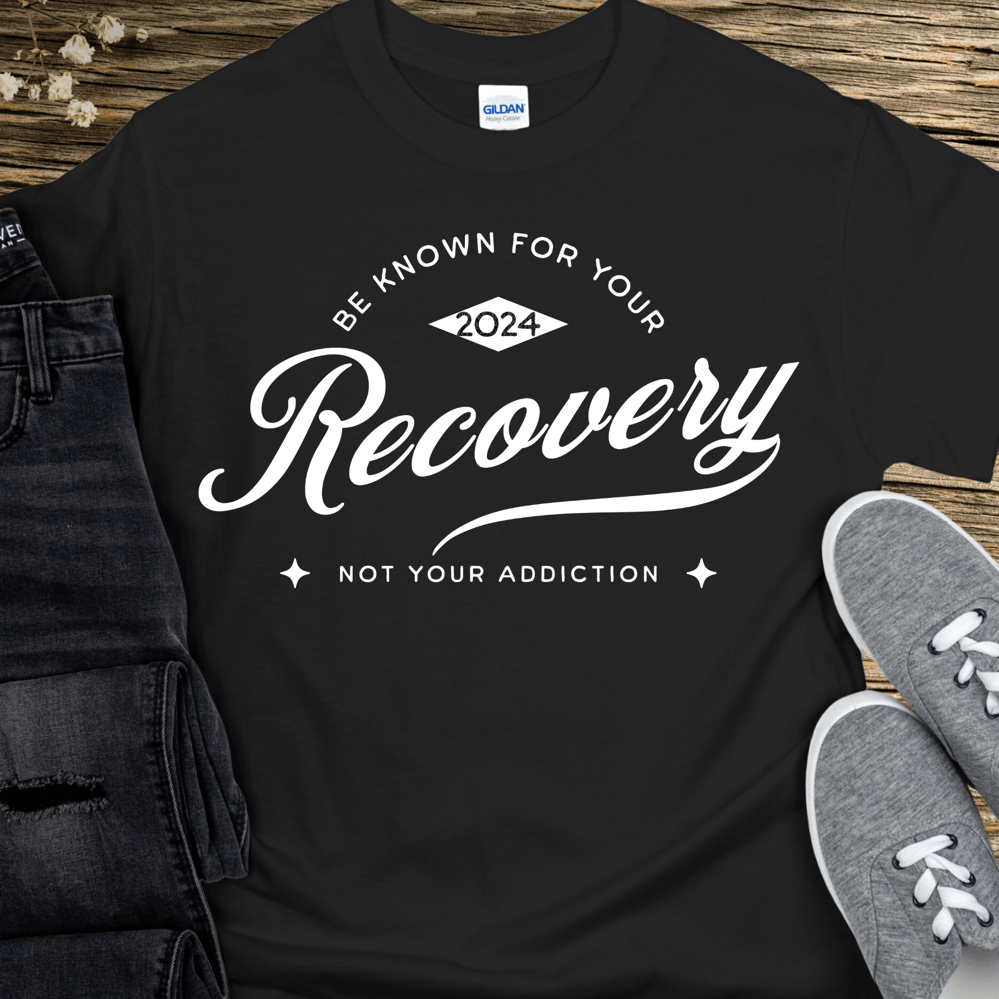Custom Recovery T-Shirt | Inspiring Sobriety | Be Known For Your Recovery - Inner Stride Official