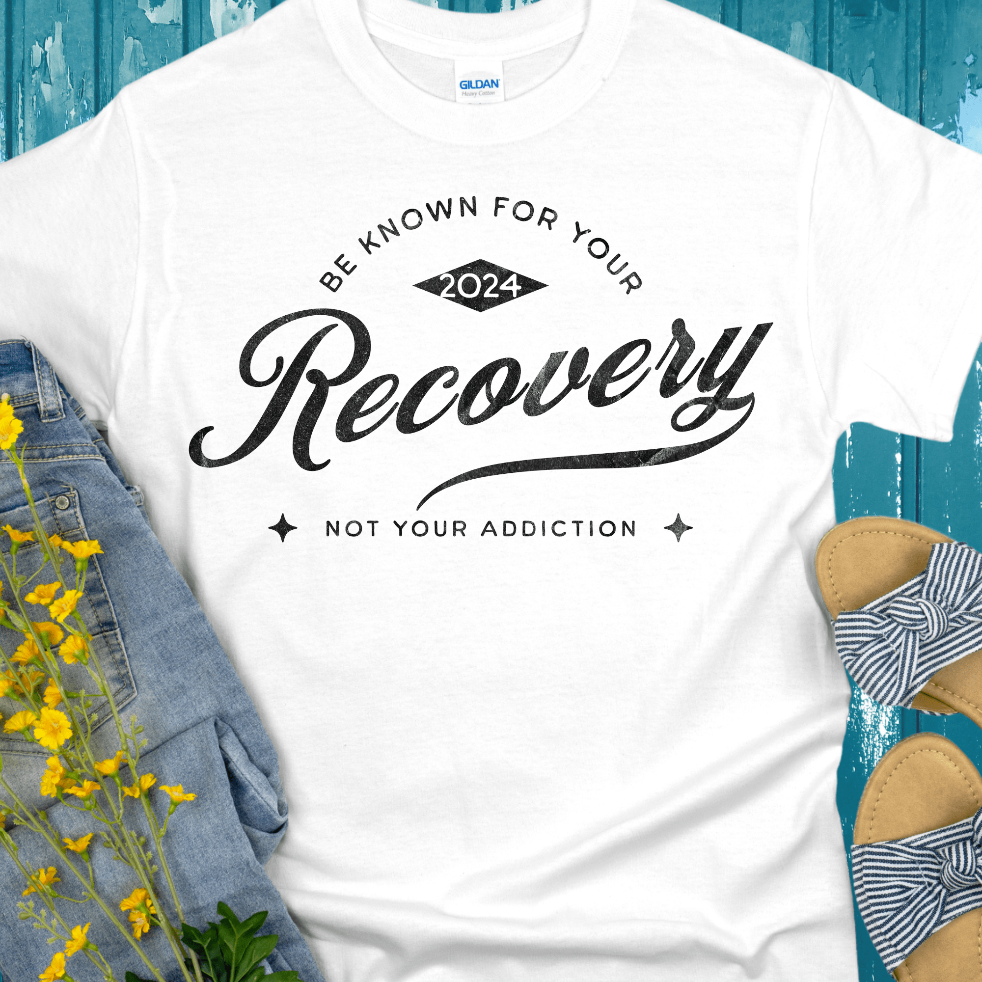 Custom Recovery T-Shirt | Inspiring Sobriety | Be Known For Your Recovery - Inner Stride Official