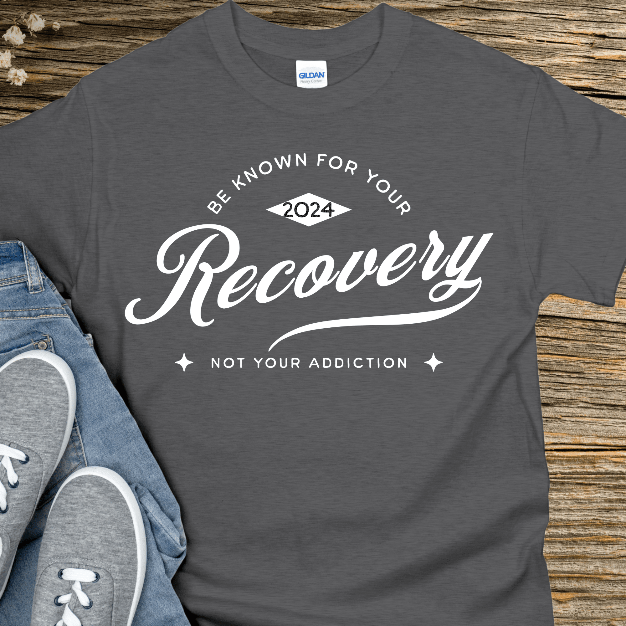 Custom Recovery T-Shirt | Inspiring Sobriety | Be Known For Your Recovery - Inner Stride Official
