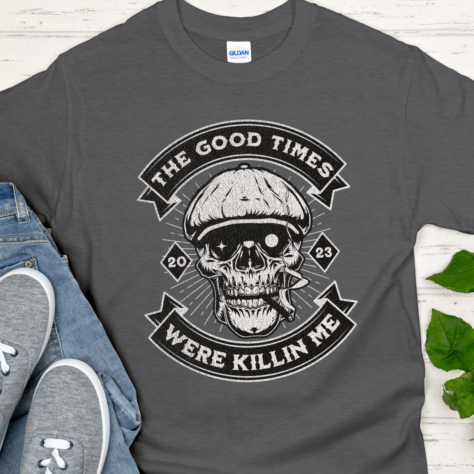 Custom Recovery T-Shirt | Inspiring Sobriety | The Good Times Were Killin Me Inspiring Sobriety