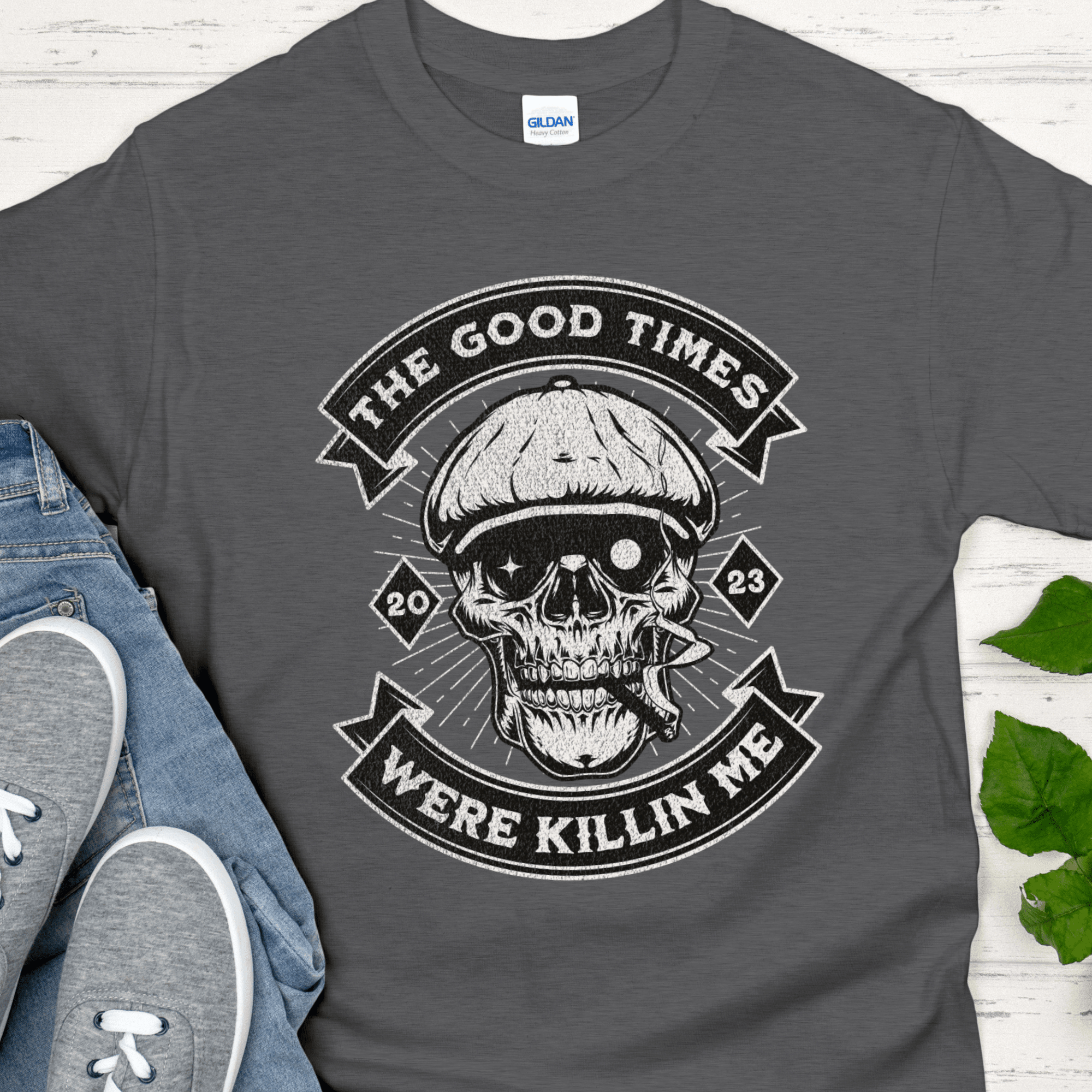 Custom Recovery T-Shirt | Inspiring Sobriety | The Good Times Were Killin Me - Inner Stride Official