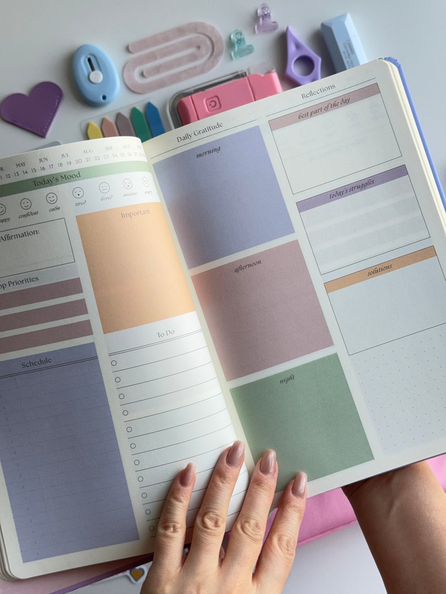 Daily Gratitude Journal Stationery Set - Inner Stride Apparel
