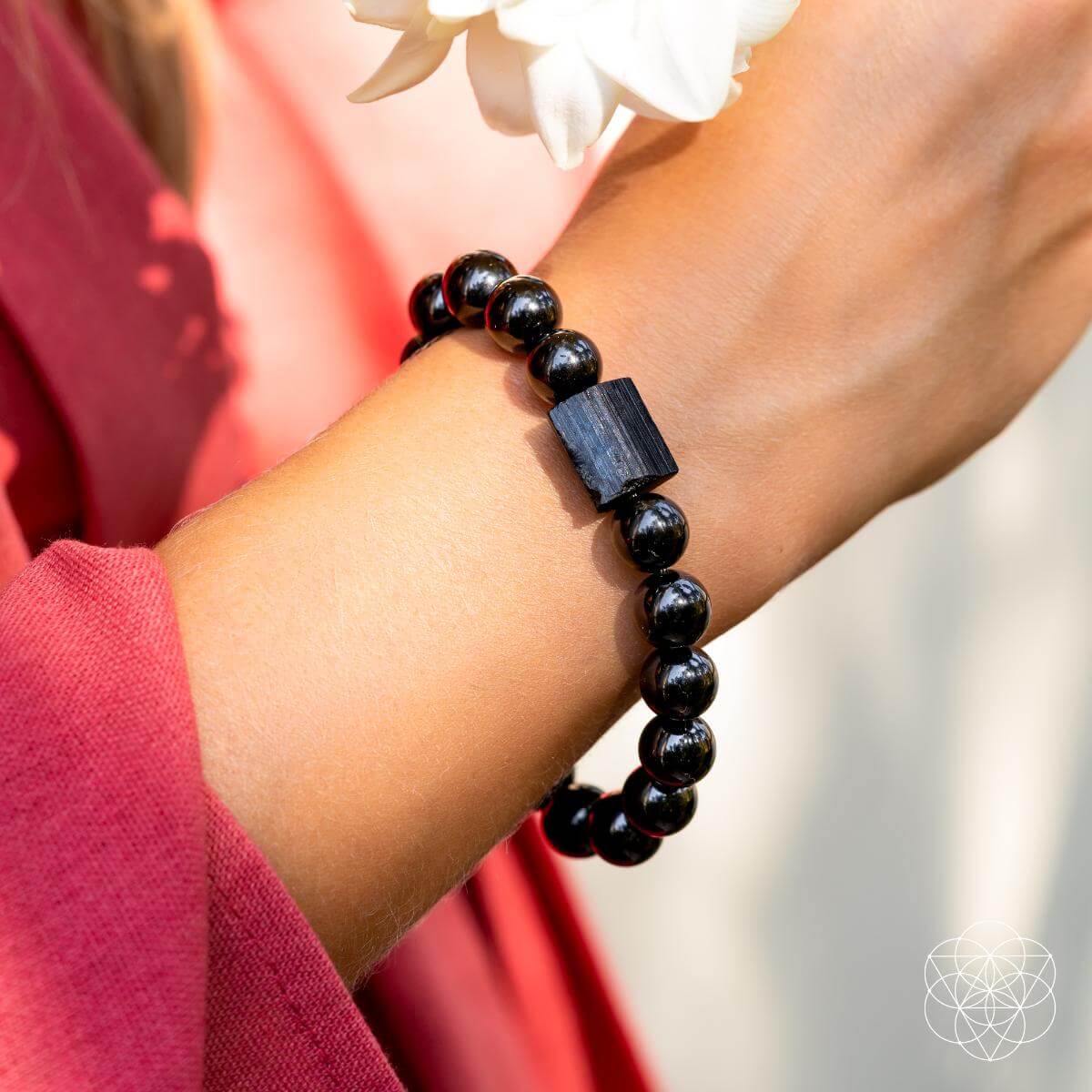 Habit Breaker - Black Obsidian & Tourmaline Bracelet - Inner Stride Official