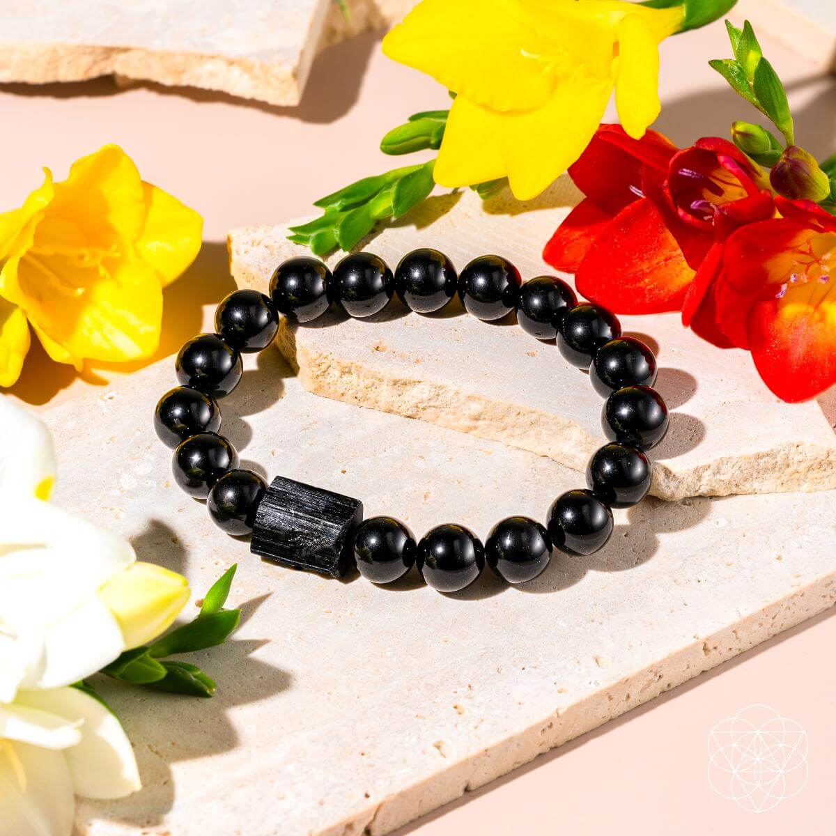 Habit Breaker - Black Obsidian & Tourmaline Bracelet - Inner Stride Official