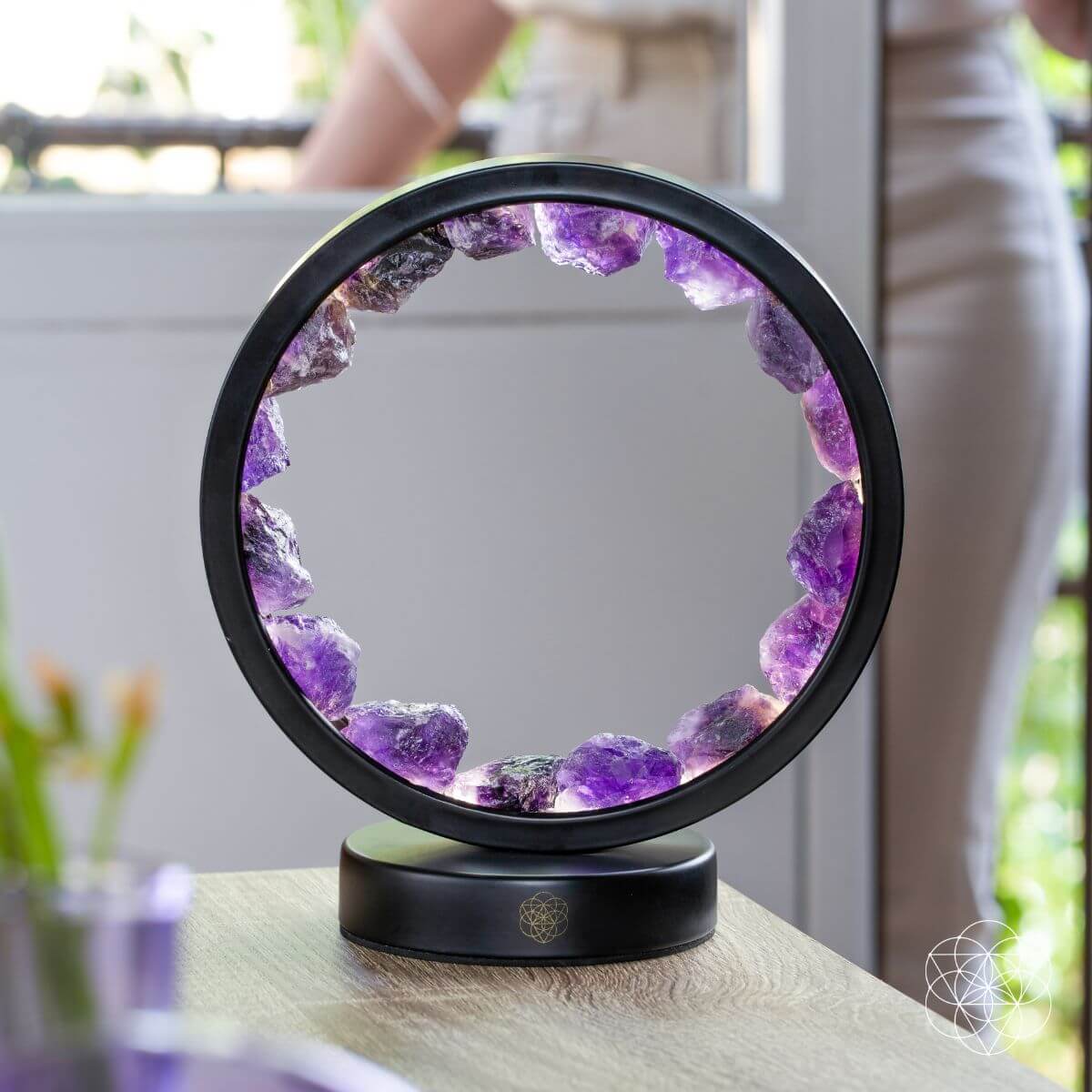 I Am At Peace - Spiritual Protection Amethyst Lamp - Inner Stride Official