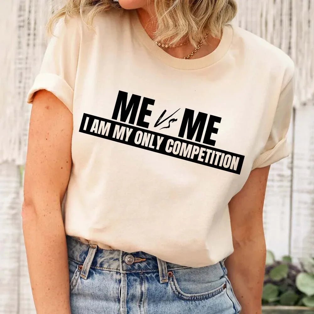 Me vs Me Unisex T-Shirt – Motivational Self-Discipline Tee - Inner Stride Official
