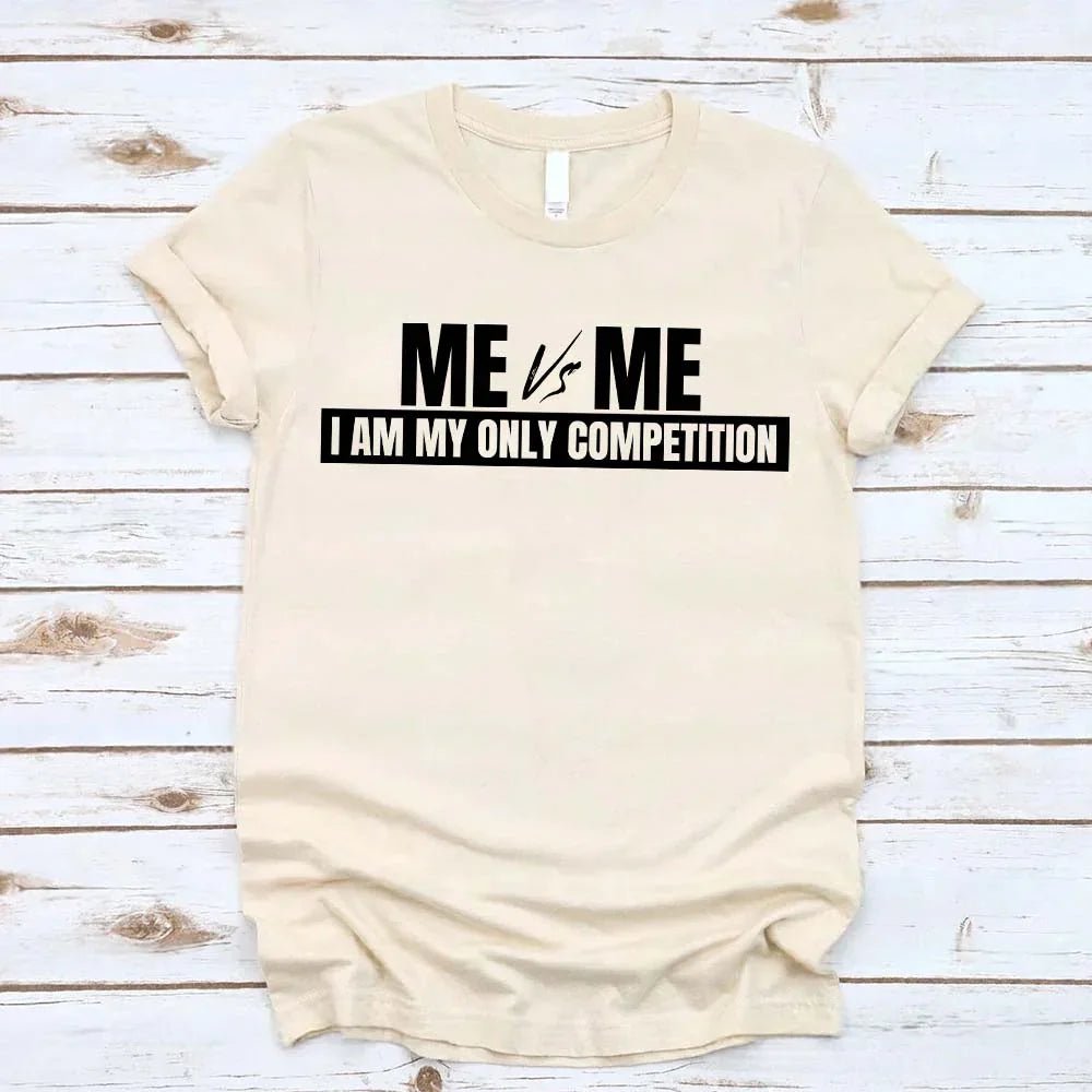 Me vs Me Unisex T-Shirt – Motivational Self-Discipline Tee - Inner Stride Official