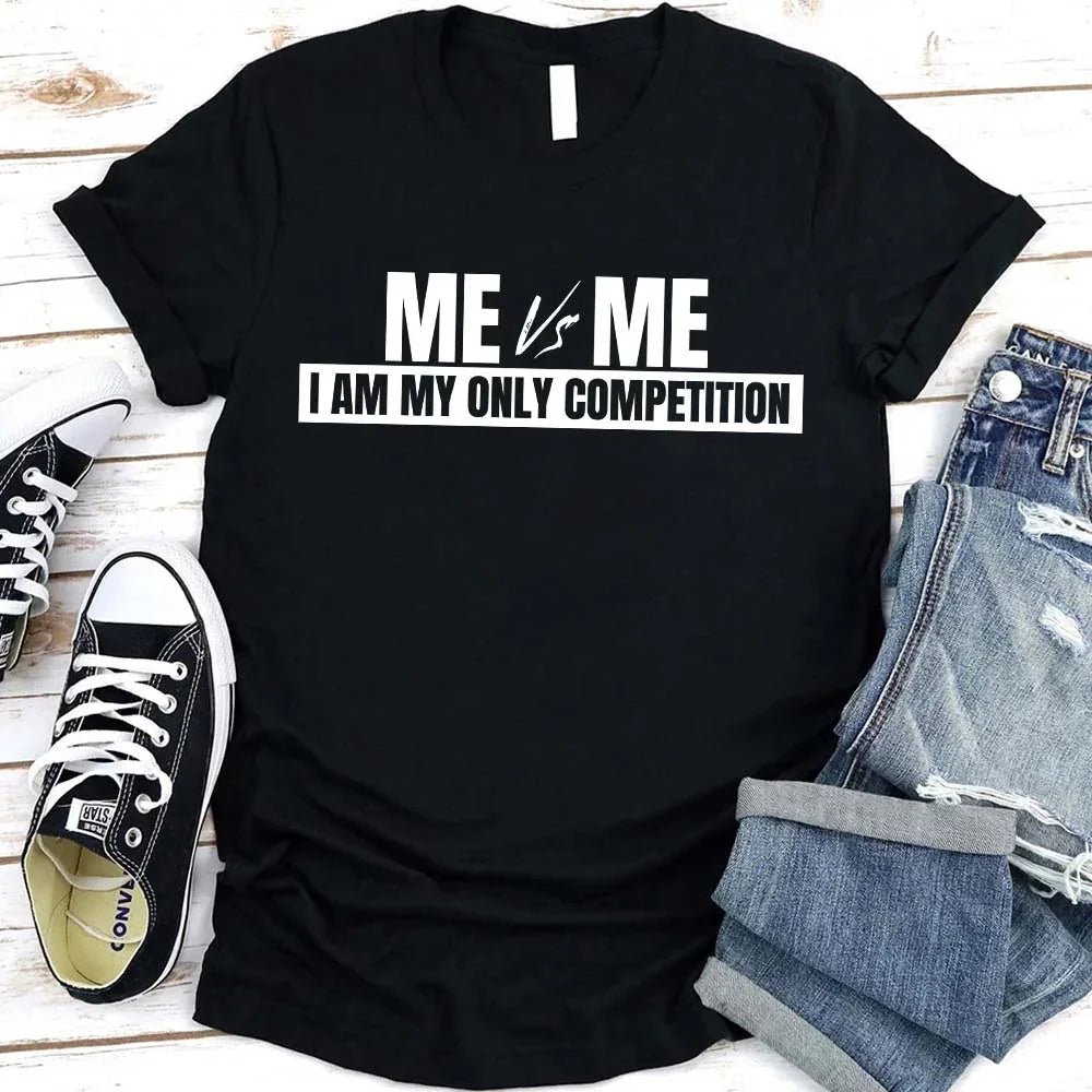 Me vs Me Unisex T-Shirt – Motivational Self-Discipline Tee - Inner Stride Official