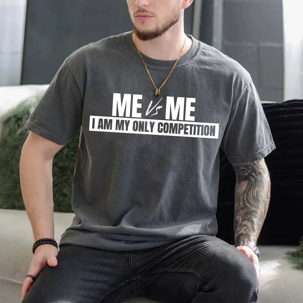 Me vs Me Unisex T-Shirt – Motivational Self-Discipline Tee - Inner Stride Official