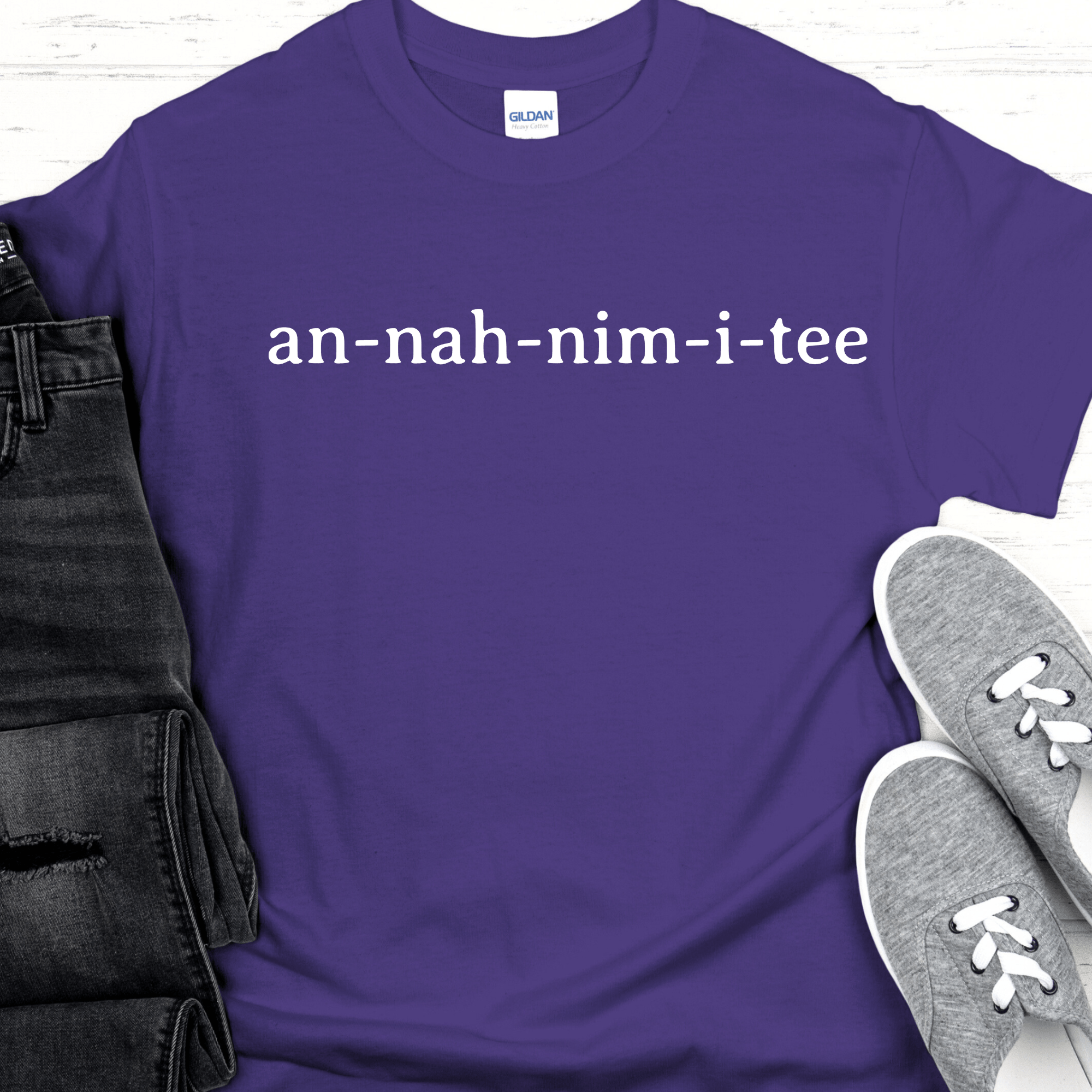Recovery T-Shirt | Inspiring Sobriety |  Anonymity (An-nah-nim-i-tee) Inspiring Sobriety