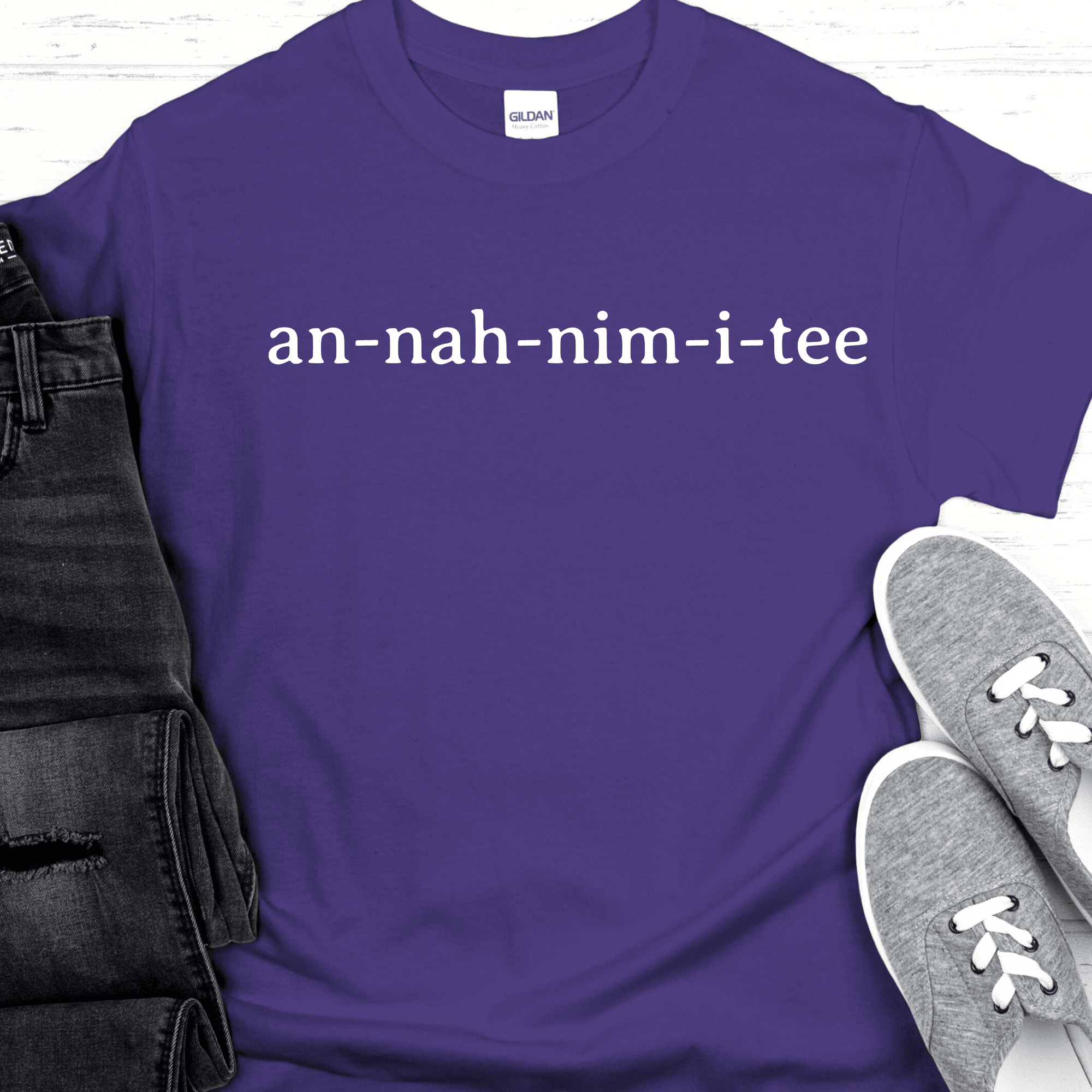 Recovery T-Shirt | Inspiring Sobriety | Anonymity (An-nah-nim-i-tee) - Inner Stride Official