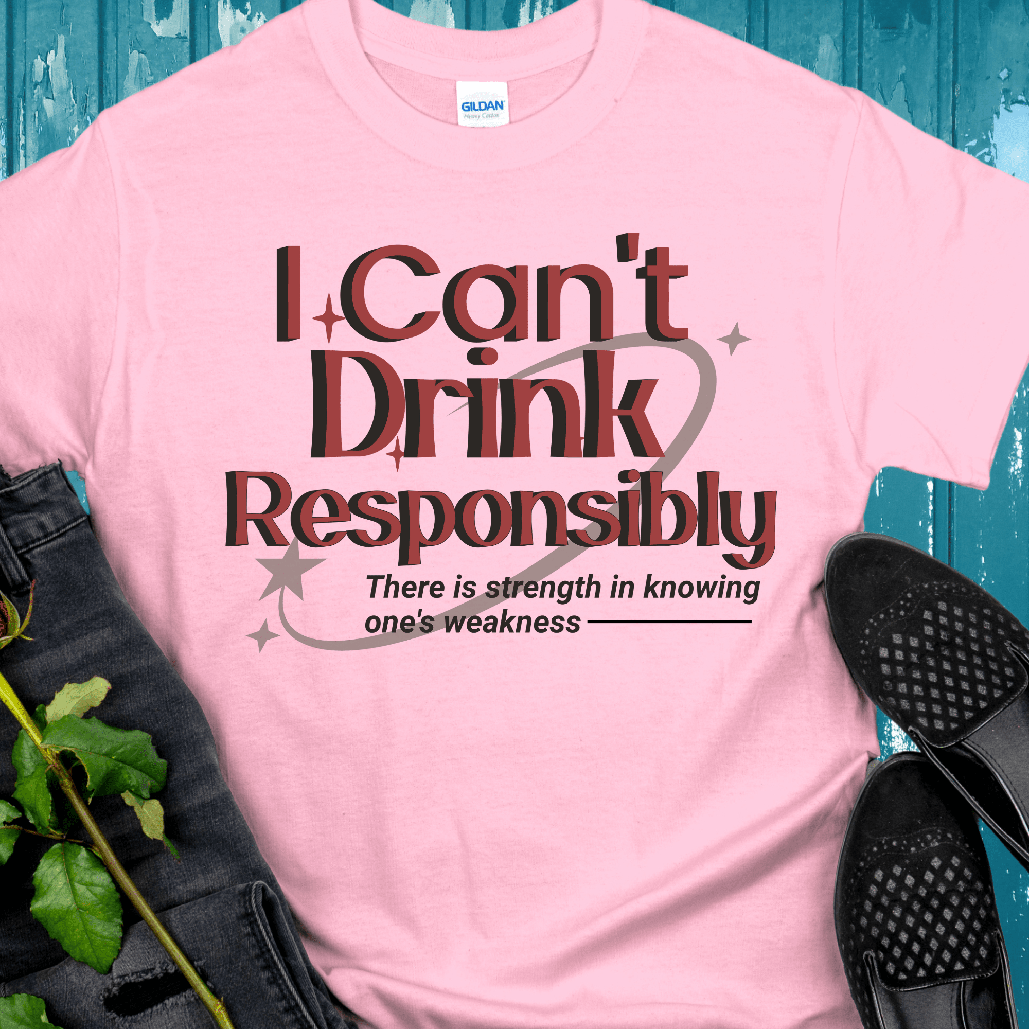Recovery T-Shirt | Inspiring Sobriety | I Can't Drink Responsibly - Inner Stride Official