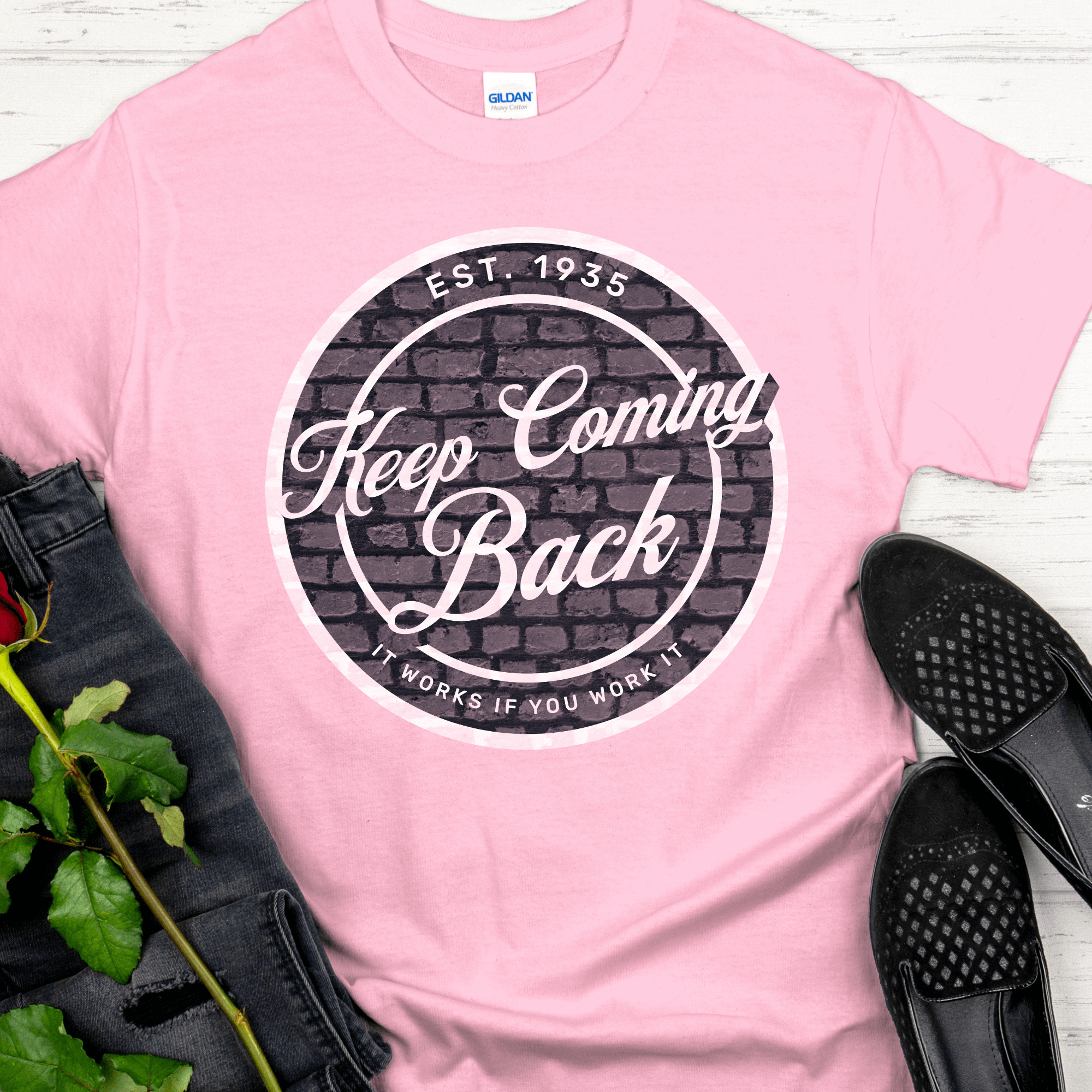 Recovery T-Shirt | Inspiring Sobriety |  Keep Coming Back Inspiring Sobriety