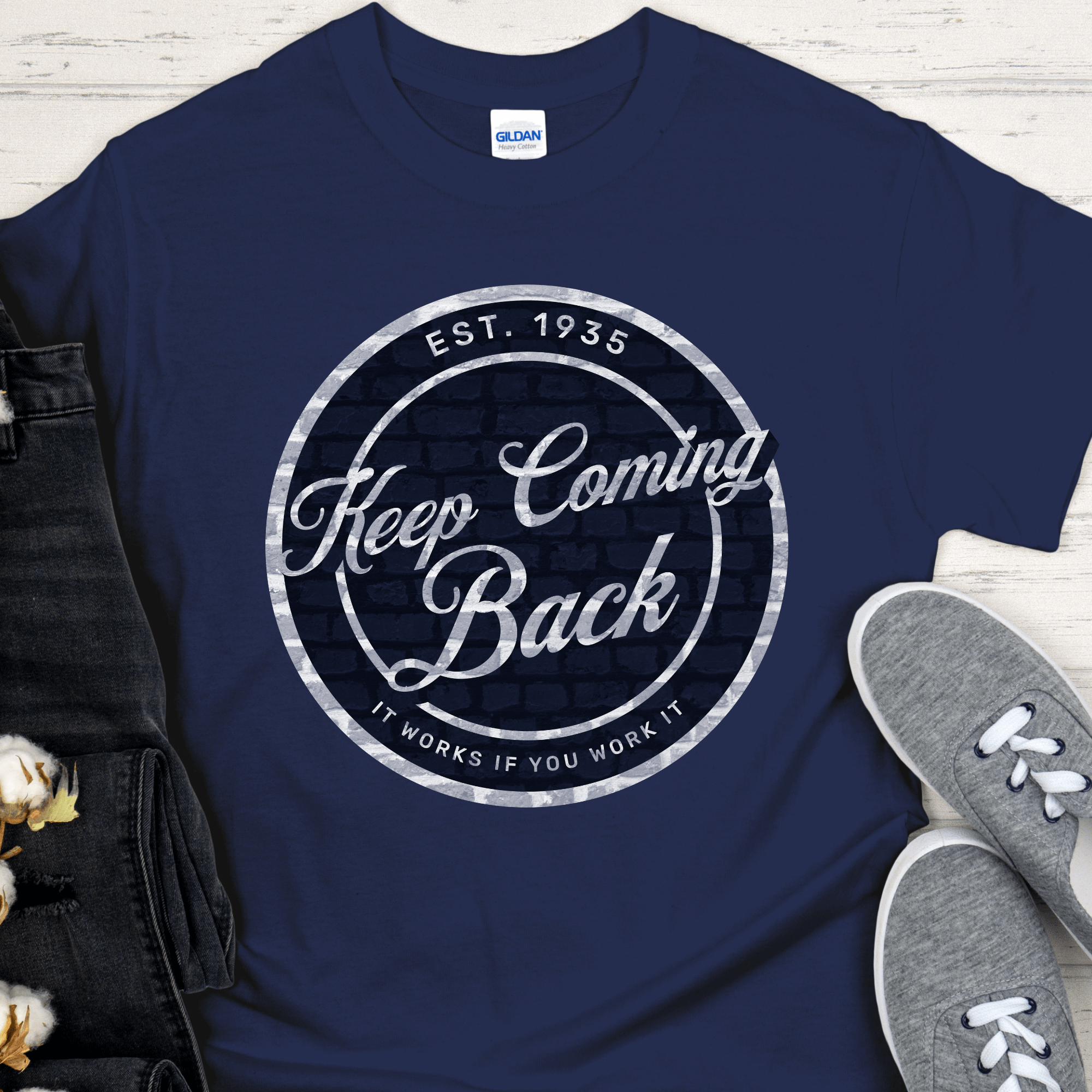 Recovery T-Shirt | Inspiring Sobriety |  Keep Coming Back Inspiring Sobriety