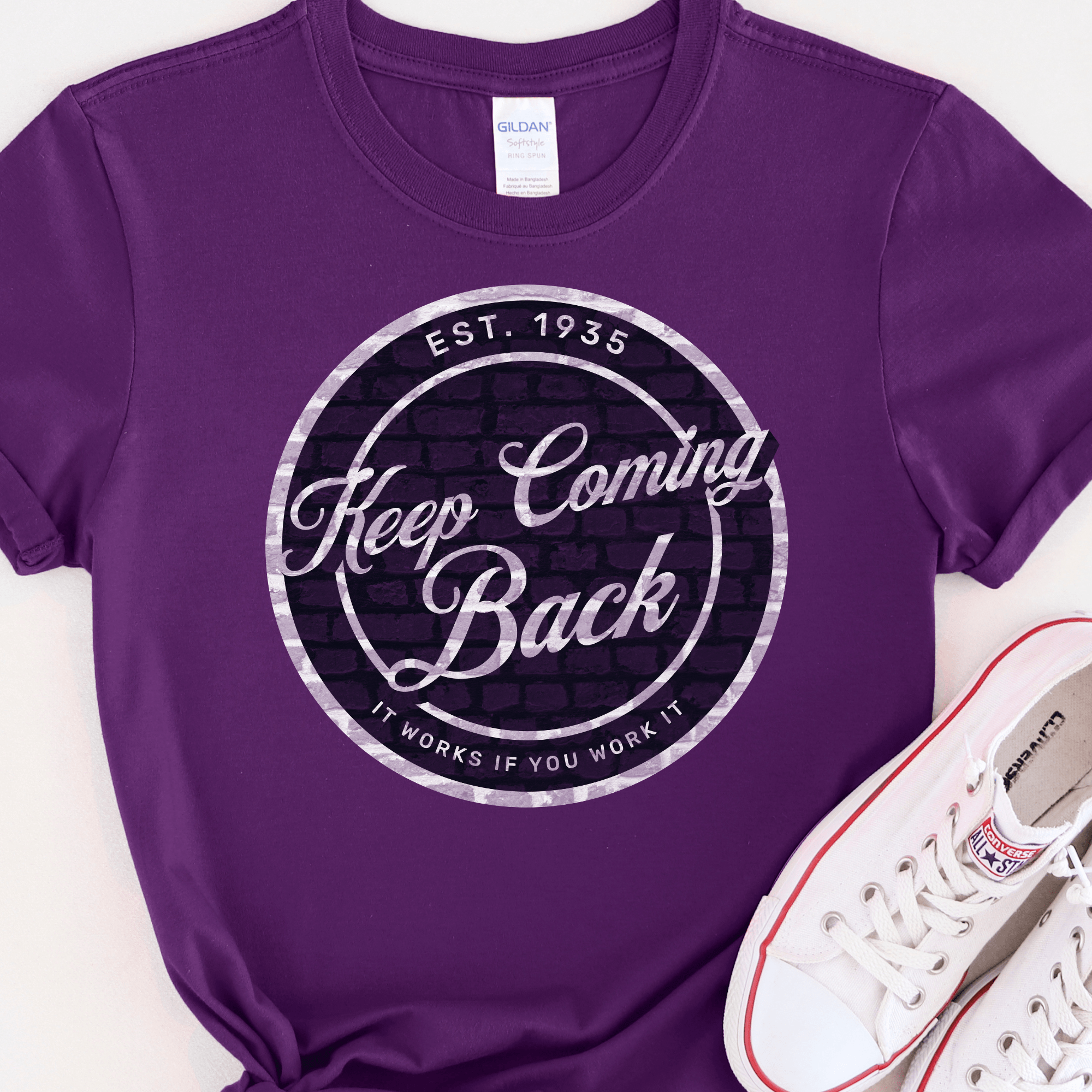 Recovery T-Shirt | Inspiring Sobriety |  Keep Coming Back Inspiring Sobriety