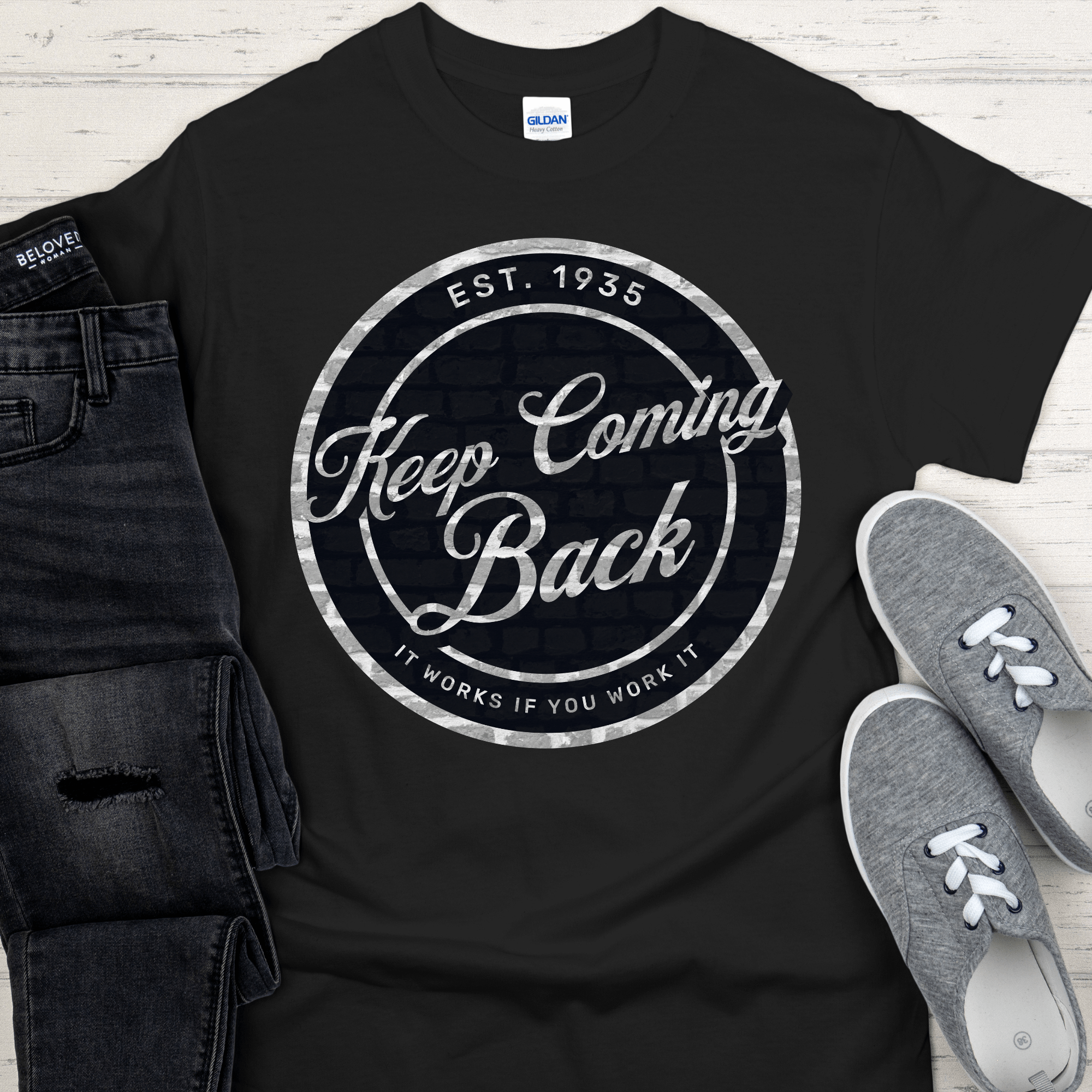 Recovery T-Shirt | Inspiring Sobriety |  Keep Coming Back Inspiring Sobriety