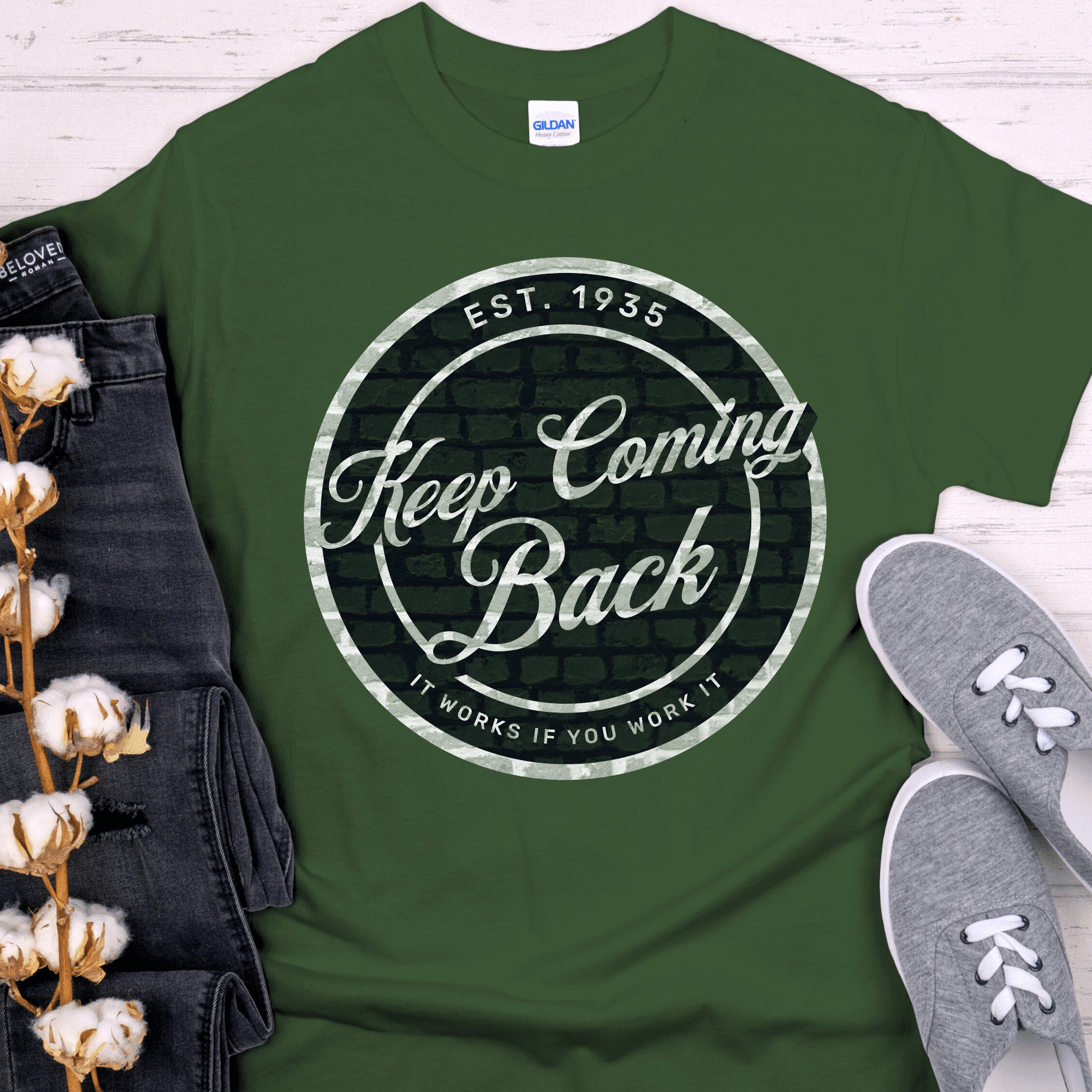 Recovery T-Shirt | Inspiring Sobriety | Keep Coming Back - Inner Stride Official