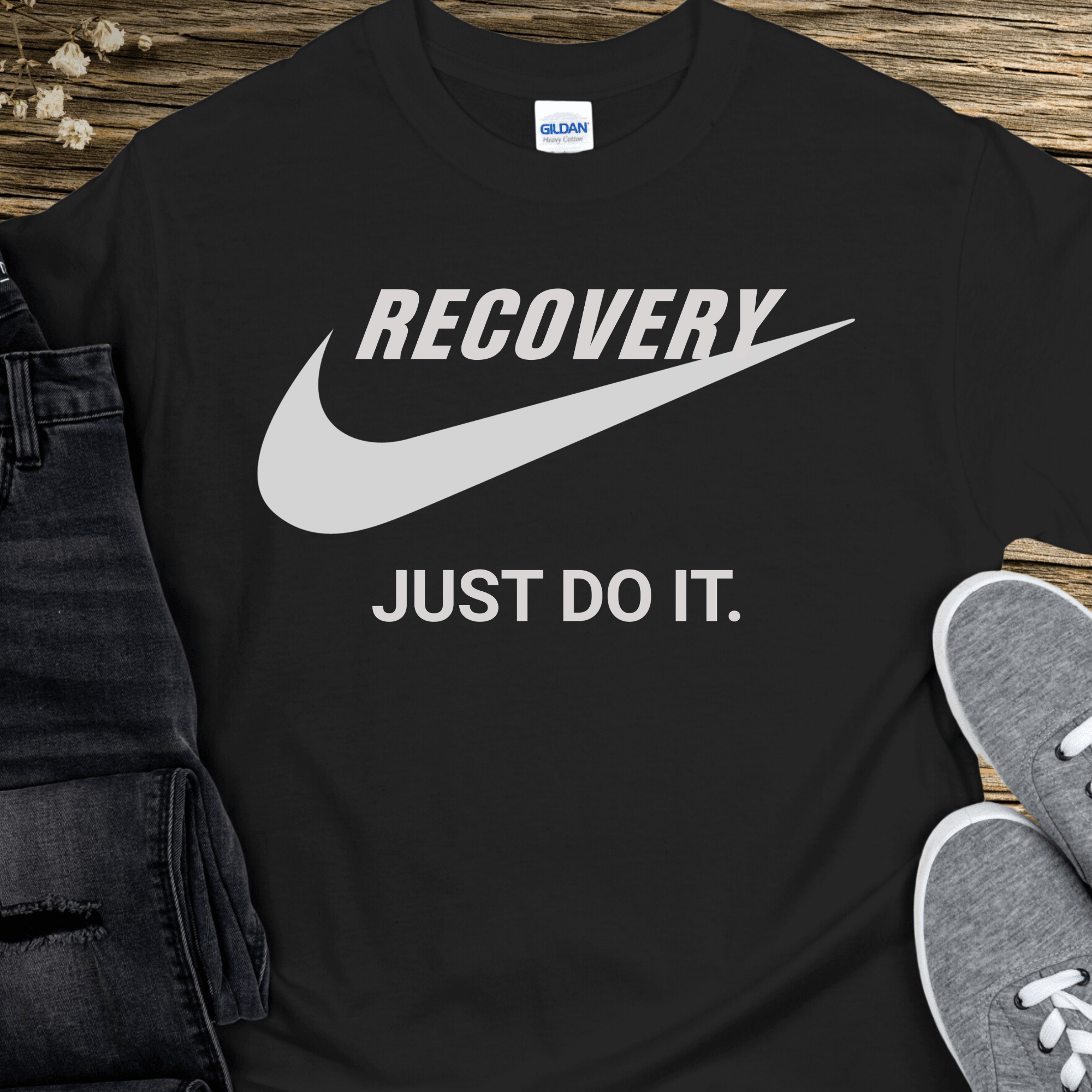 Recovery T-Shirt | Inspiring Sobriety | Recovery - Just Do It - Inner Stride Official