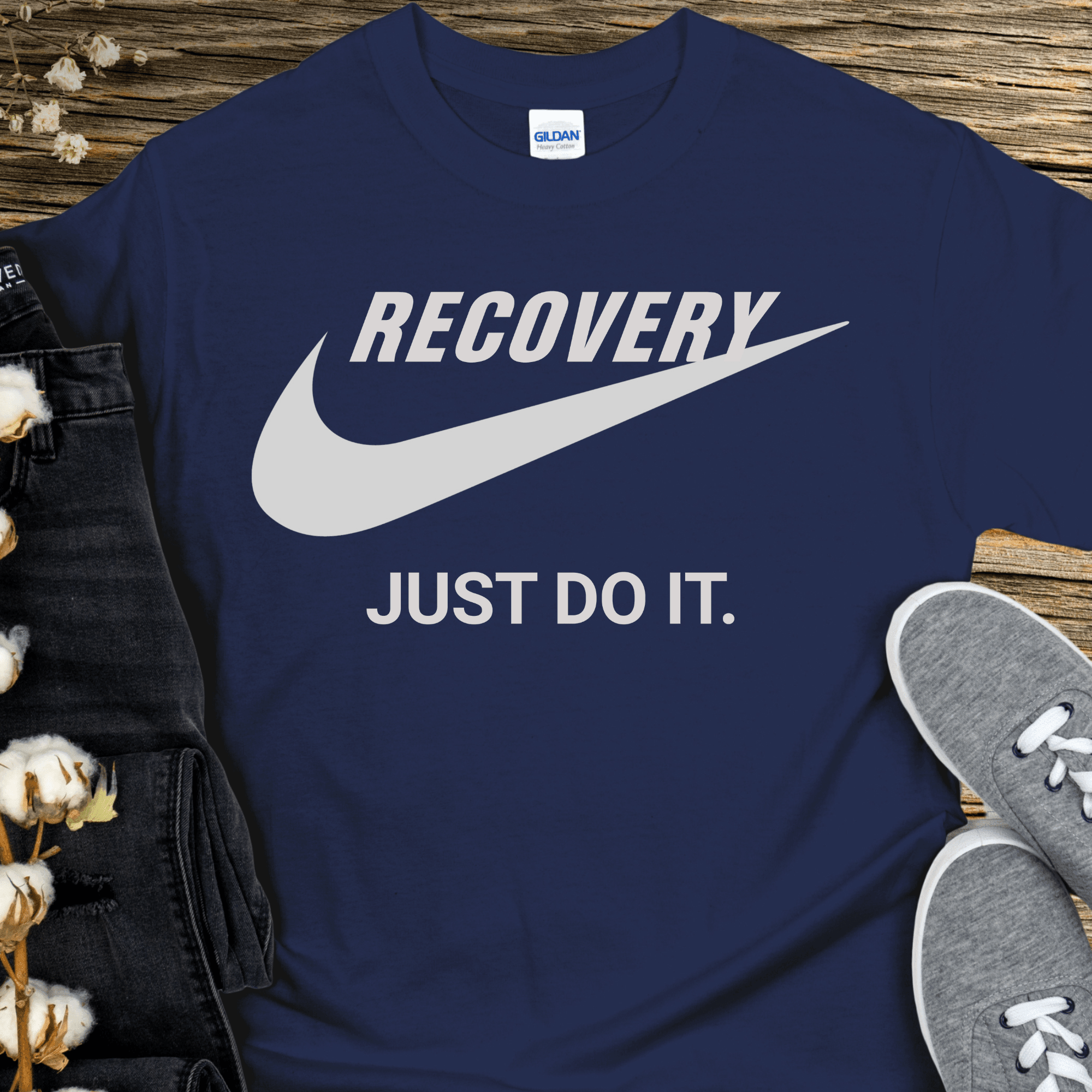 Recovery T-Shirt | Inspiring Sobriety | Recovery - Just Do It - Inner Stride Official
