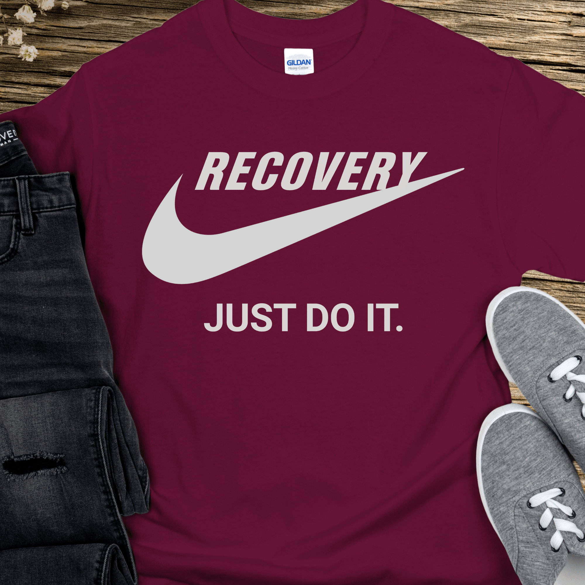 Recovery T-Shirt | Inspiring Sobriety | Recovery - Just Do It - Inner Stride Official