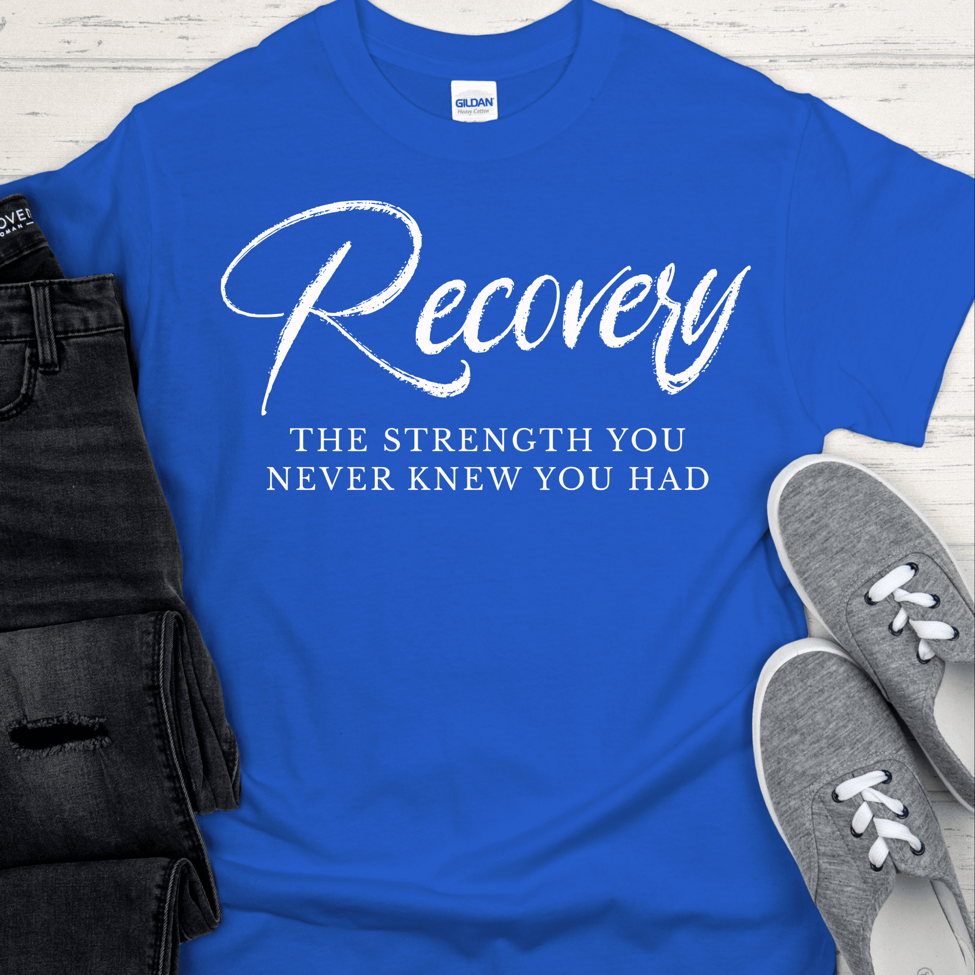 Recovery T-Shirt | Inspiring Sobriety | Recovery The Strength You Never Knew You Had - Inner Stride Official
