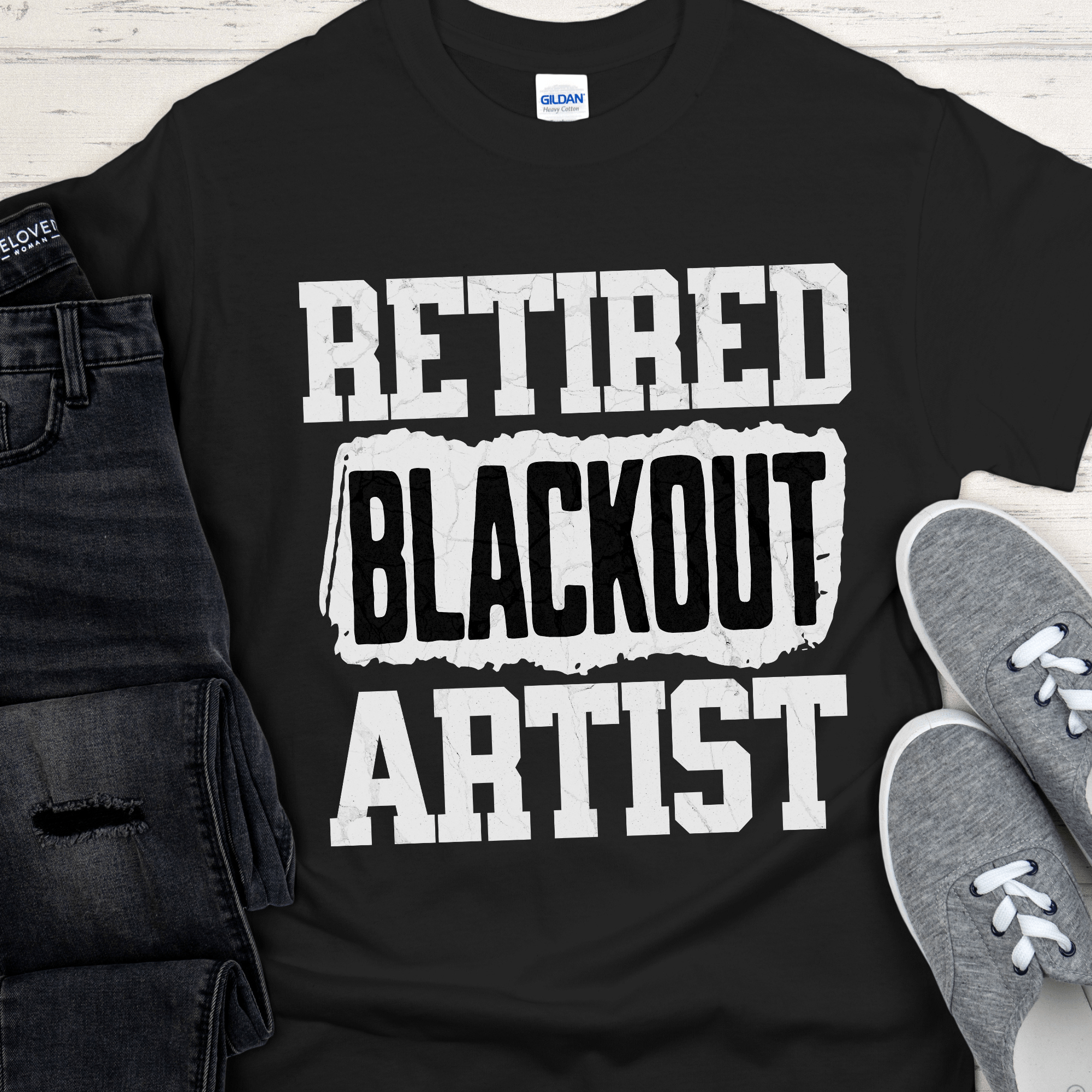 Recovery T-Shirt | Inspiring Sobriety |  Retired Blackout Artist Inspiring Sobriety