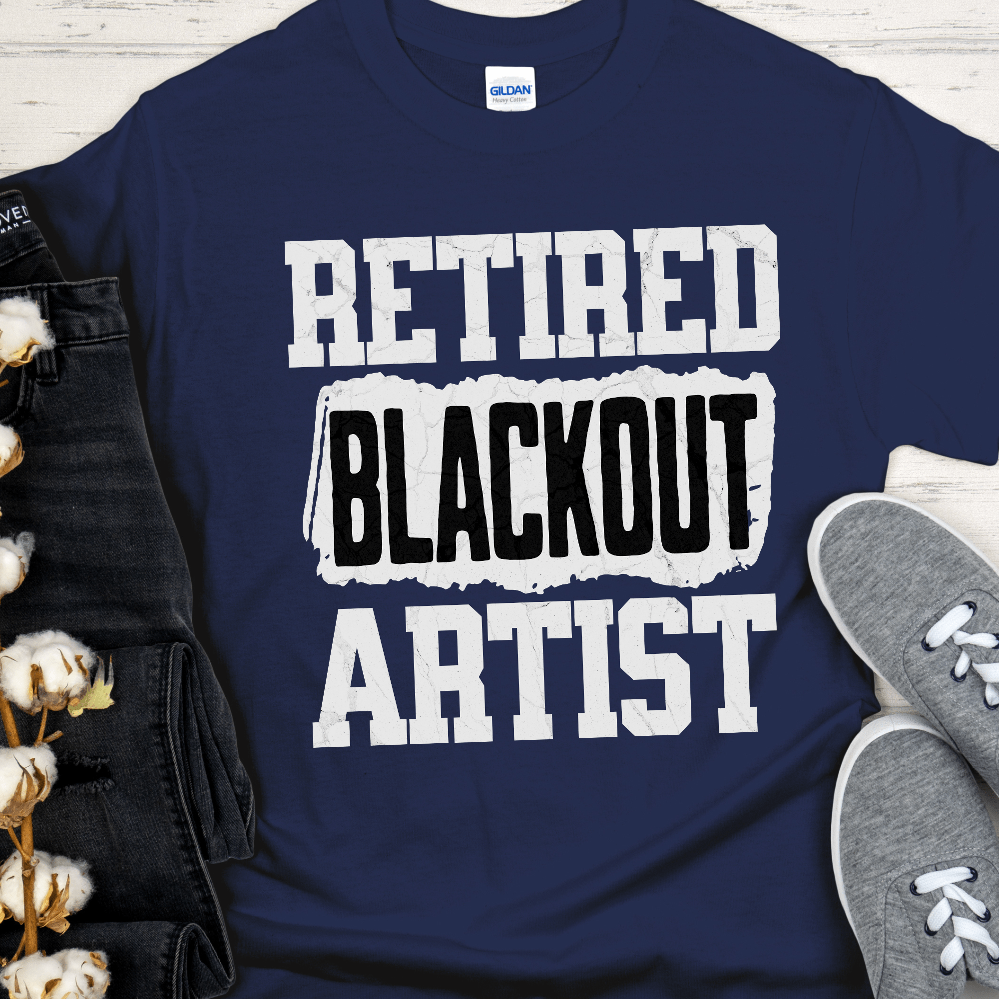 Recovery T-Shirt | Inspiring Sobriety |  Retired Blackout Artist Inspiring Sobriety