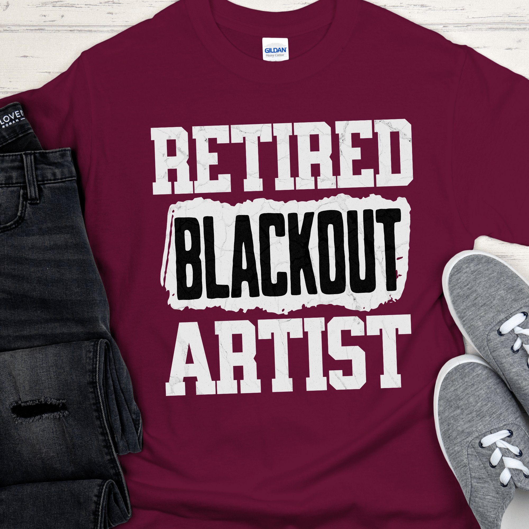 Recovery T-Shirt | Inspiring Sobriety |  Retired Blackout Artist Inspiring Sobriety