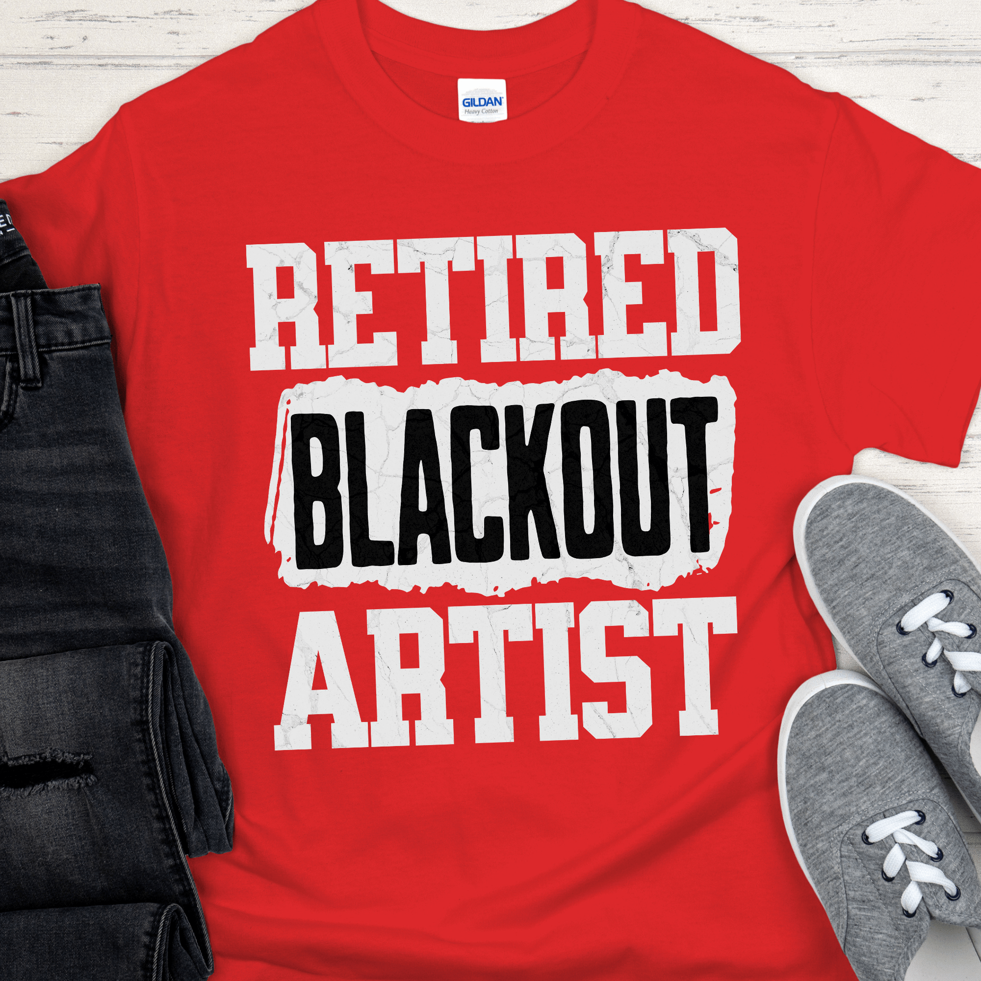 Recovery T-Shirt | Inspiring Sobriety |  Retired Blackout Artist Inspiring Sobriety