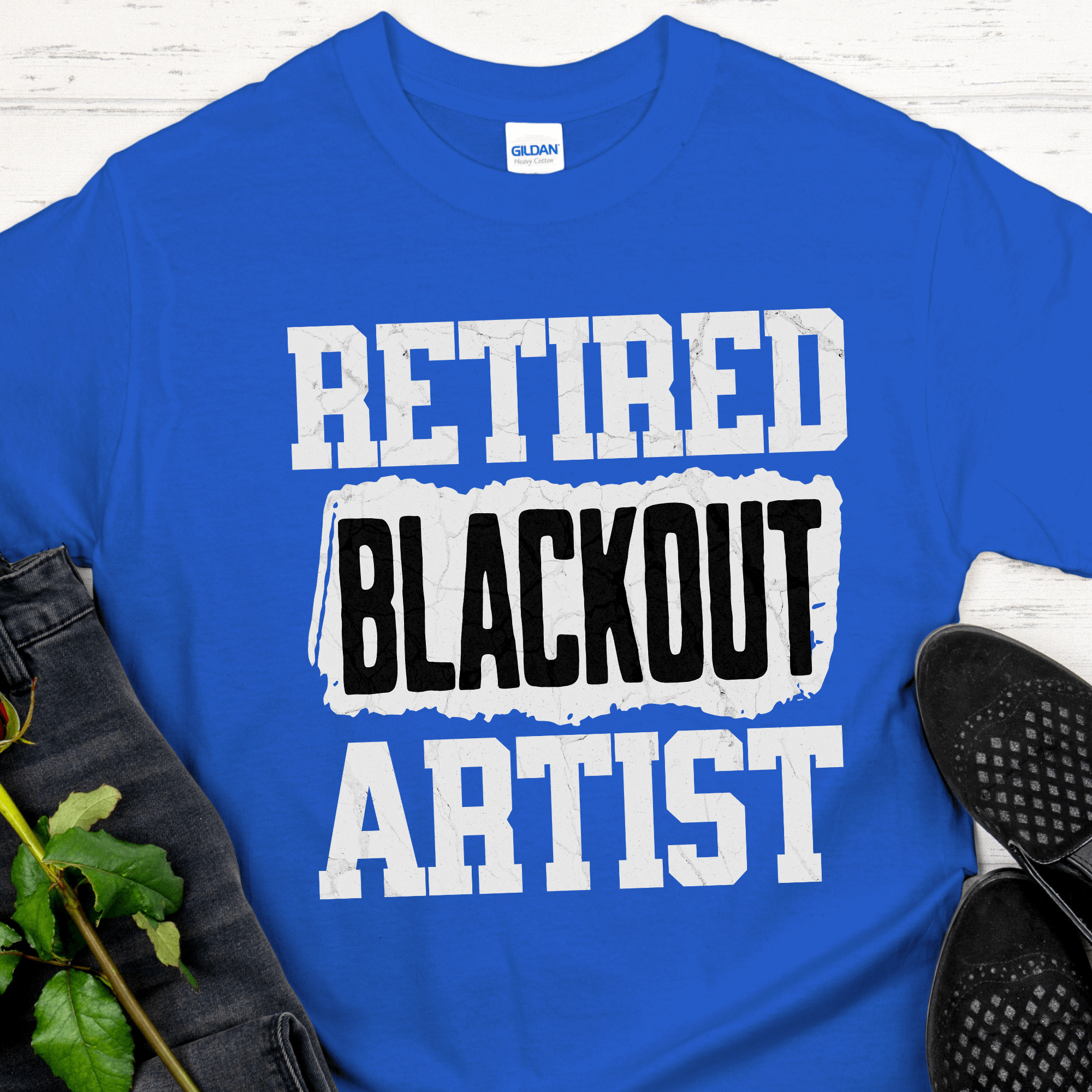 Recovery T-Shirt | Inspiring Sobriety |  Retired Blackout Artist Inspiring Sobriety