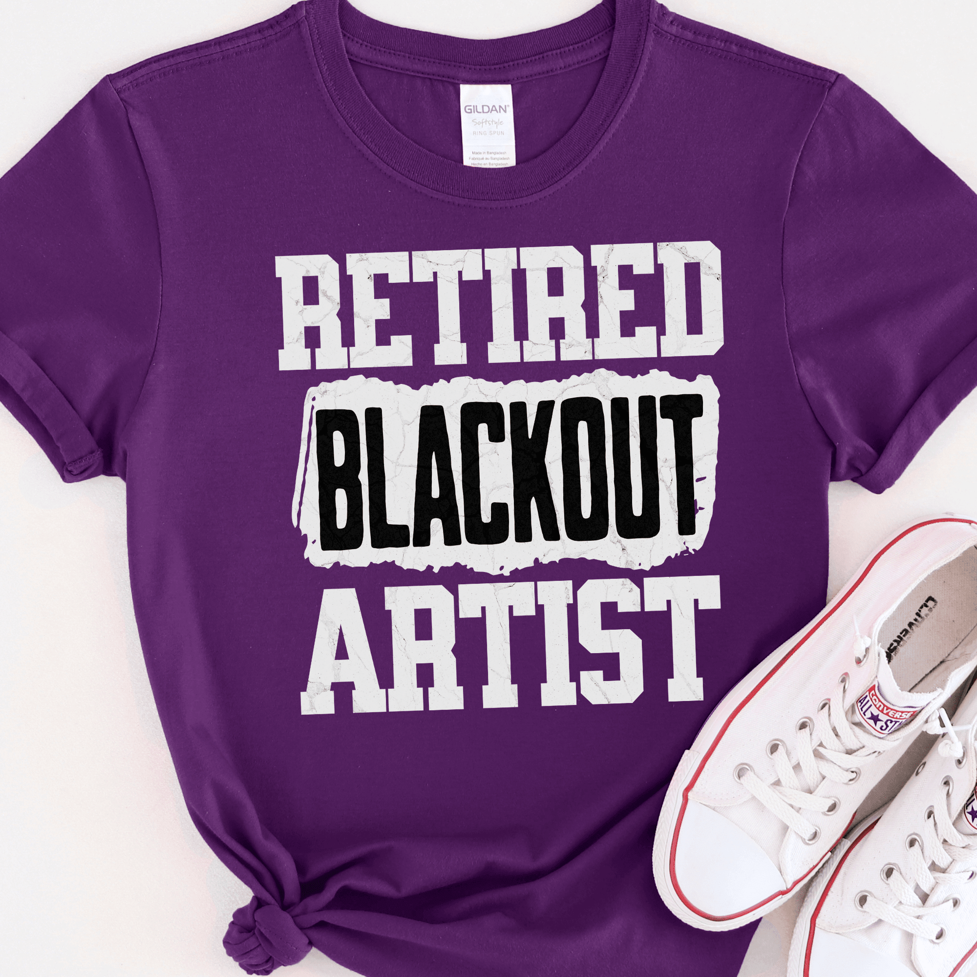 Recovery T-Shirt | Inspiring Sobriety | Retired Blackout Artist - Inner Stride Official
