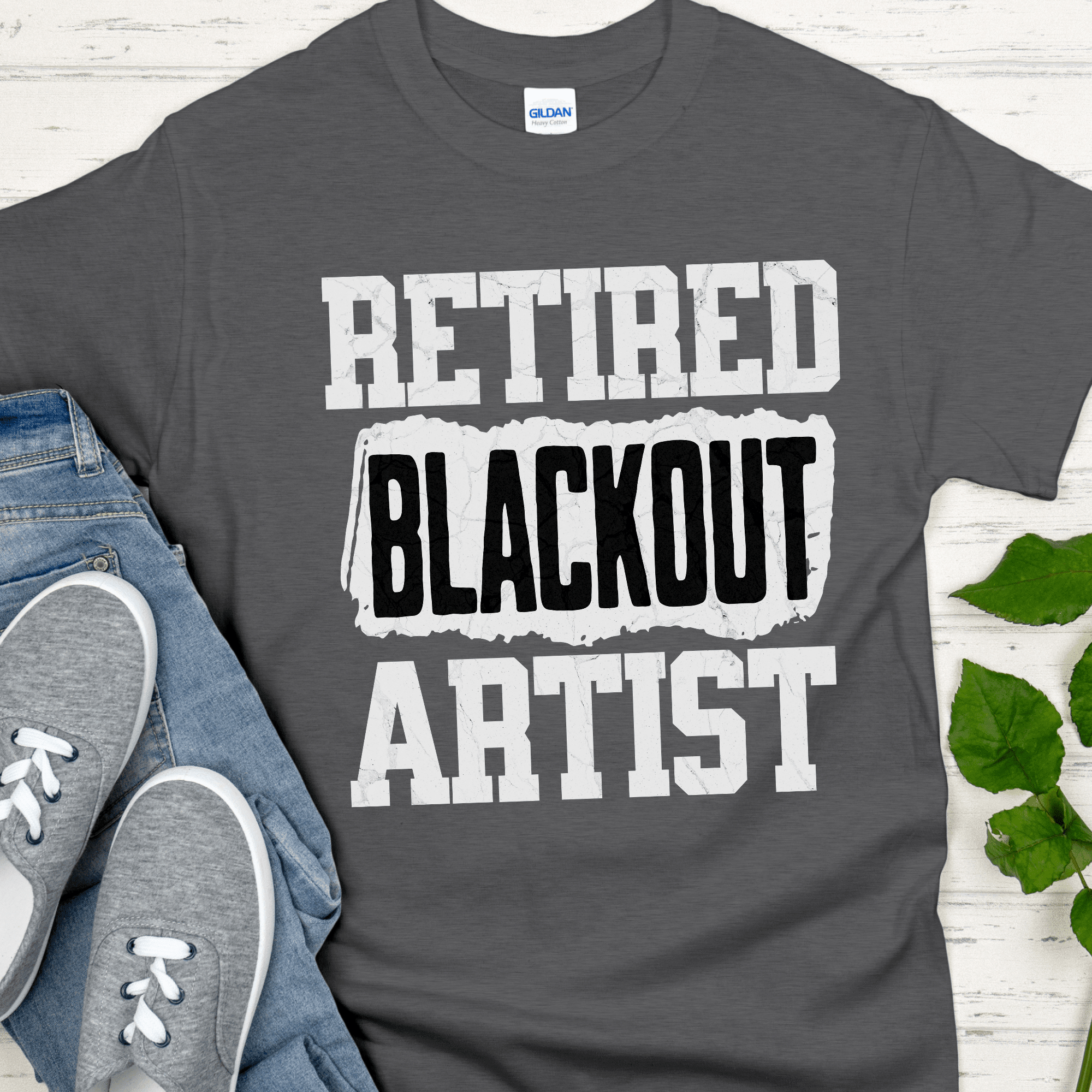 Recovery T-Shirt | Inspiring Sobriety | Retired Blackout Artist - Inner Stride Official