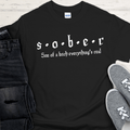 Recovery T-Shirt | Inspiring Sobriety |  S.O.B.E.R. Inspiring Sobriety