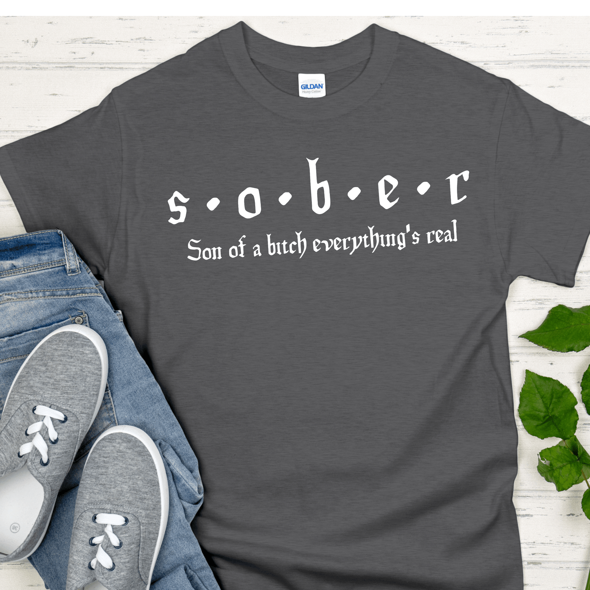 Recovery T-Shirt | Inspiring Sobriety | S.O.B.E.R. - Inner Stride Official