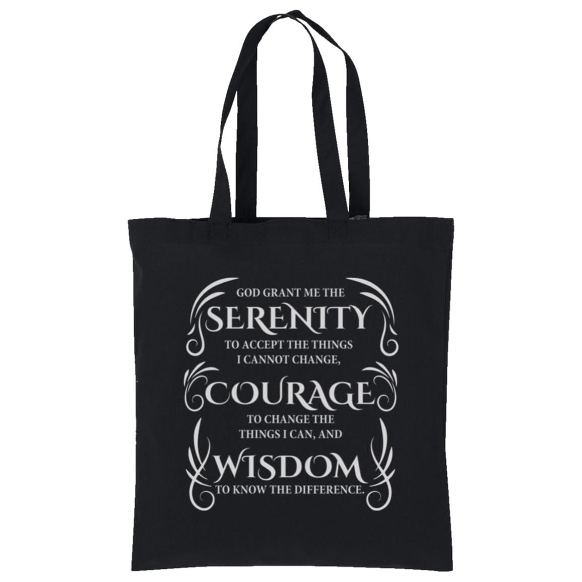 Recovery Tote | Inspiring Sobriety | Serenity Prayer - Inner Stride Apparel