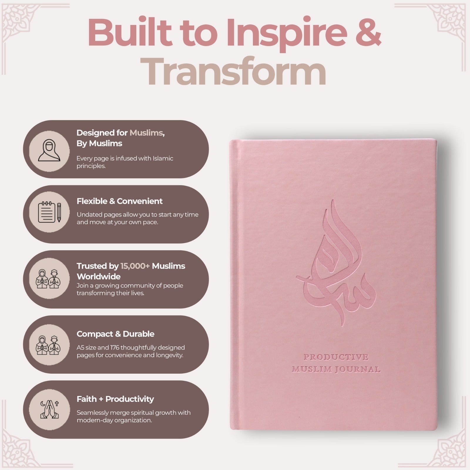 Salam Journal - The Ultimate Muslim Journal - Inner Stride Apparel