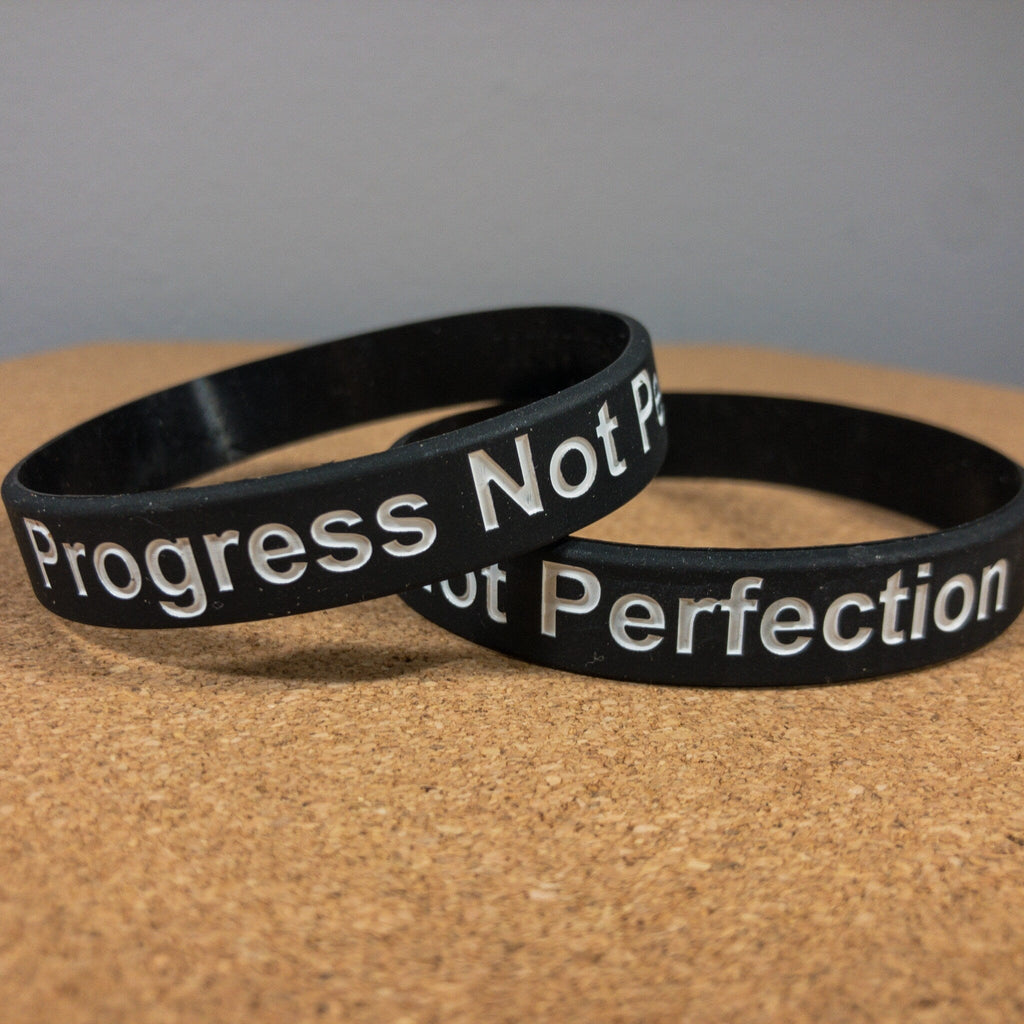 Silicone Wristband - Progress Reminder Band | Motivational Fitness Bracelet - Inner Stride Official