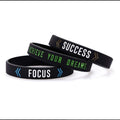 Silicone Wristband Rubber Band Motivational Bracelet For Men And Women Perfect Gift Jewelry Cool Style - Inner Stride Official