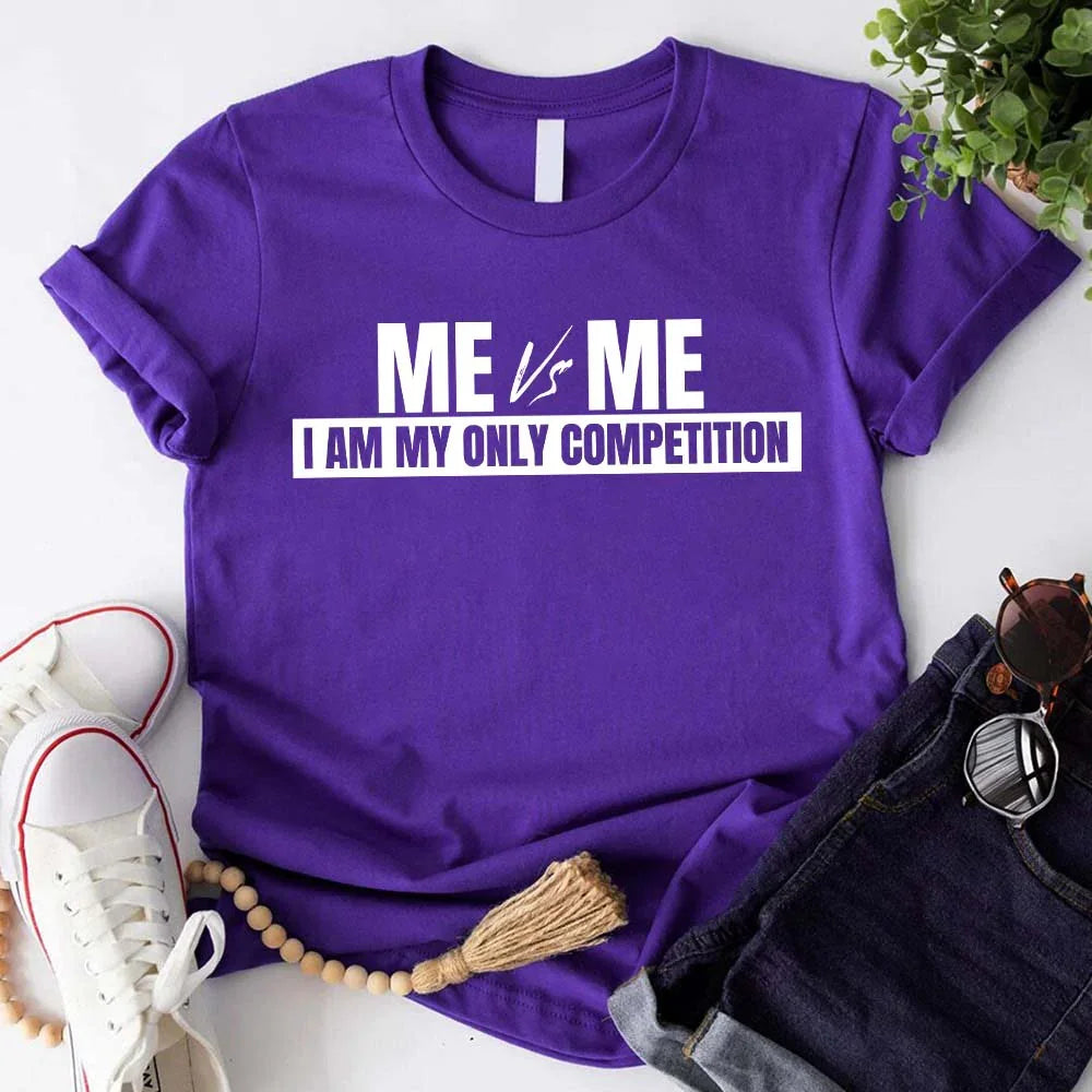 Me vs Me Unisex T-Shirt – Motivational Self-Discipline Tee Adorb Custom Tees